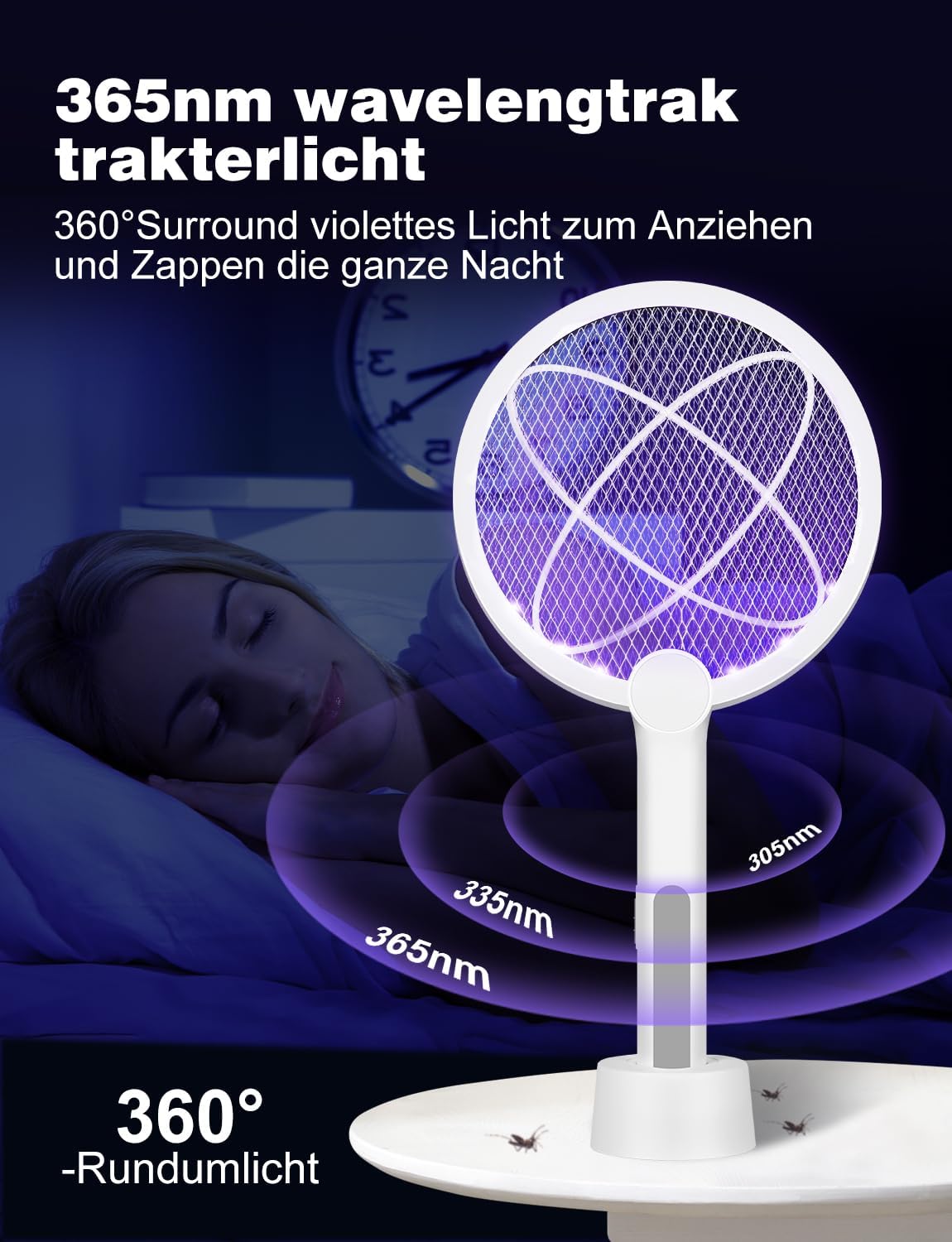 Thumbnail 3 de 4000V Elektrische Fliegenklatsche mit Ladestation