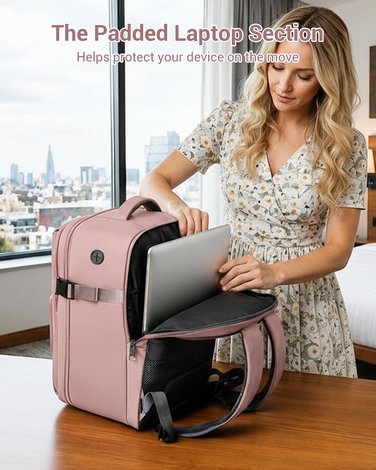 Detalle de Kono for Ryanair Cabin Bags 40x30x20, 24L Underseat Travel Backpack