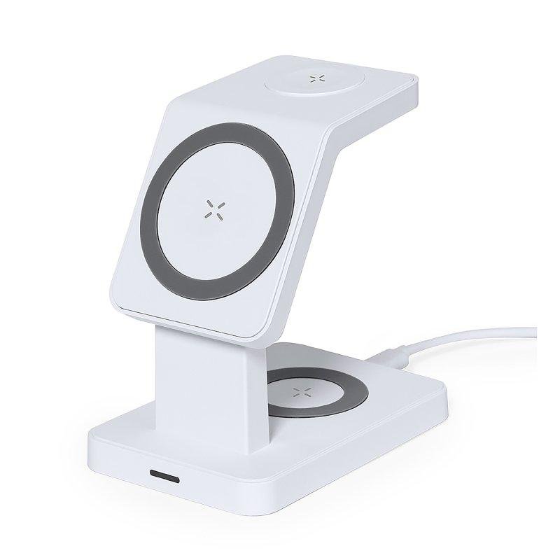 Detalle 2 de Cargador inalámbrico 3 en 1 Dam Electronics 15W Magnético MagSafe