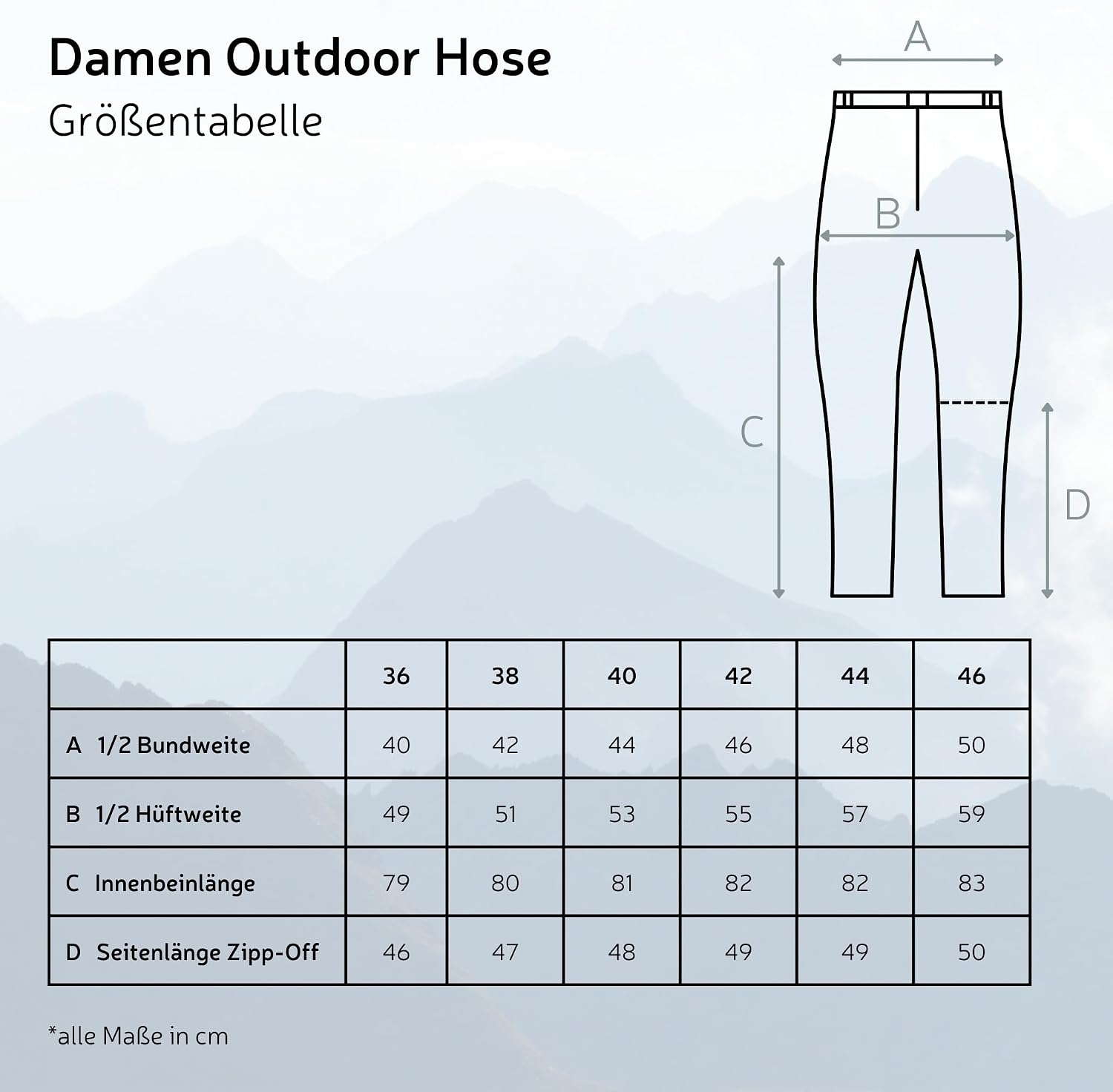 Thumbnail 6 de Black Crevice Pantaloni da Trekking da Donna con Zip Off Leg – Comfort, Respirosità e Versatilità