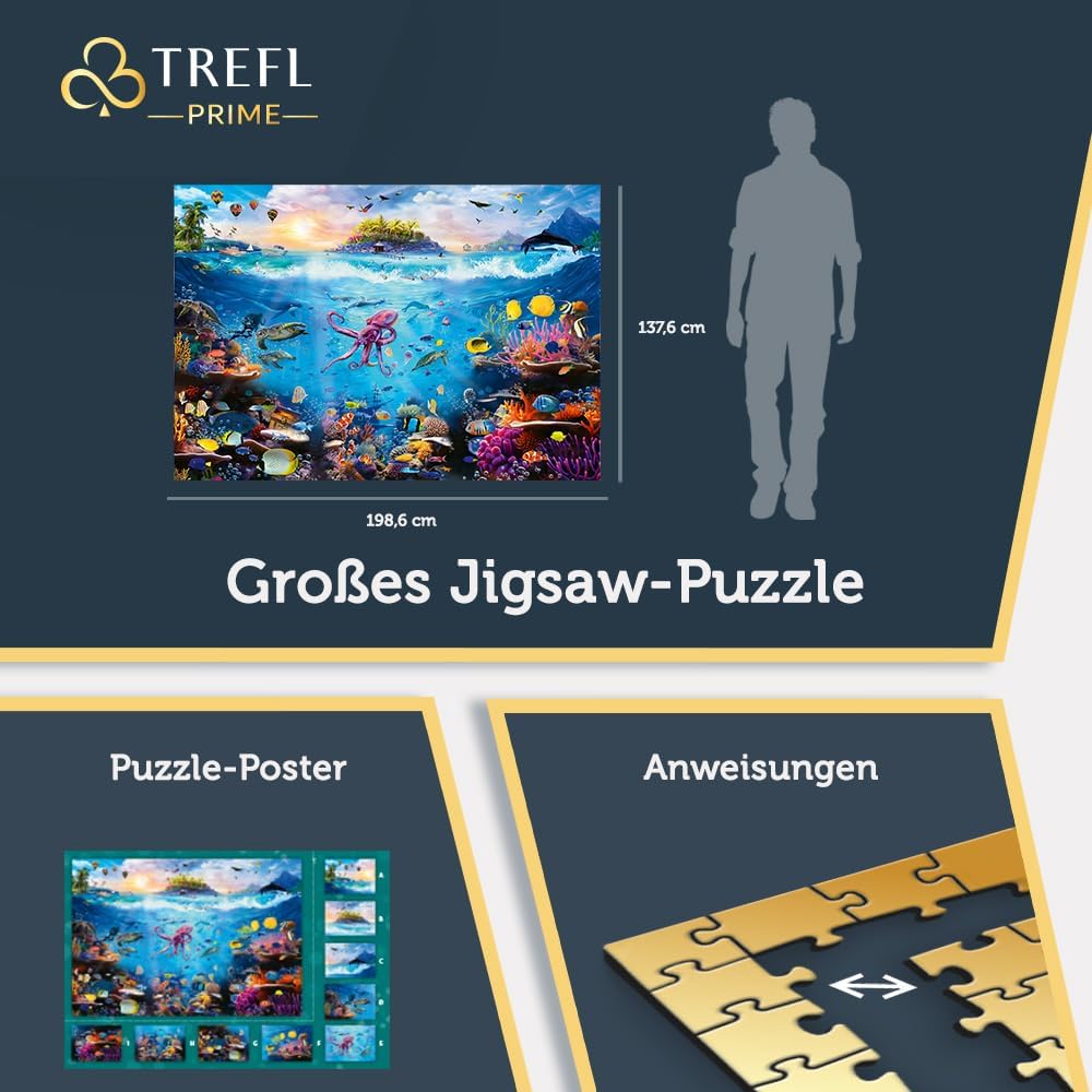 Thumbnail 3 de Trefl Prime UFT: Dive into Underwater Paradise – 13500 Teile, XXL-Puzzle