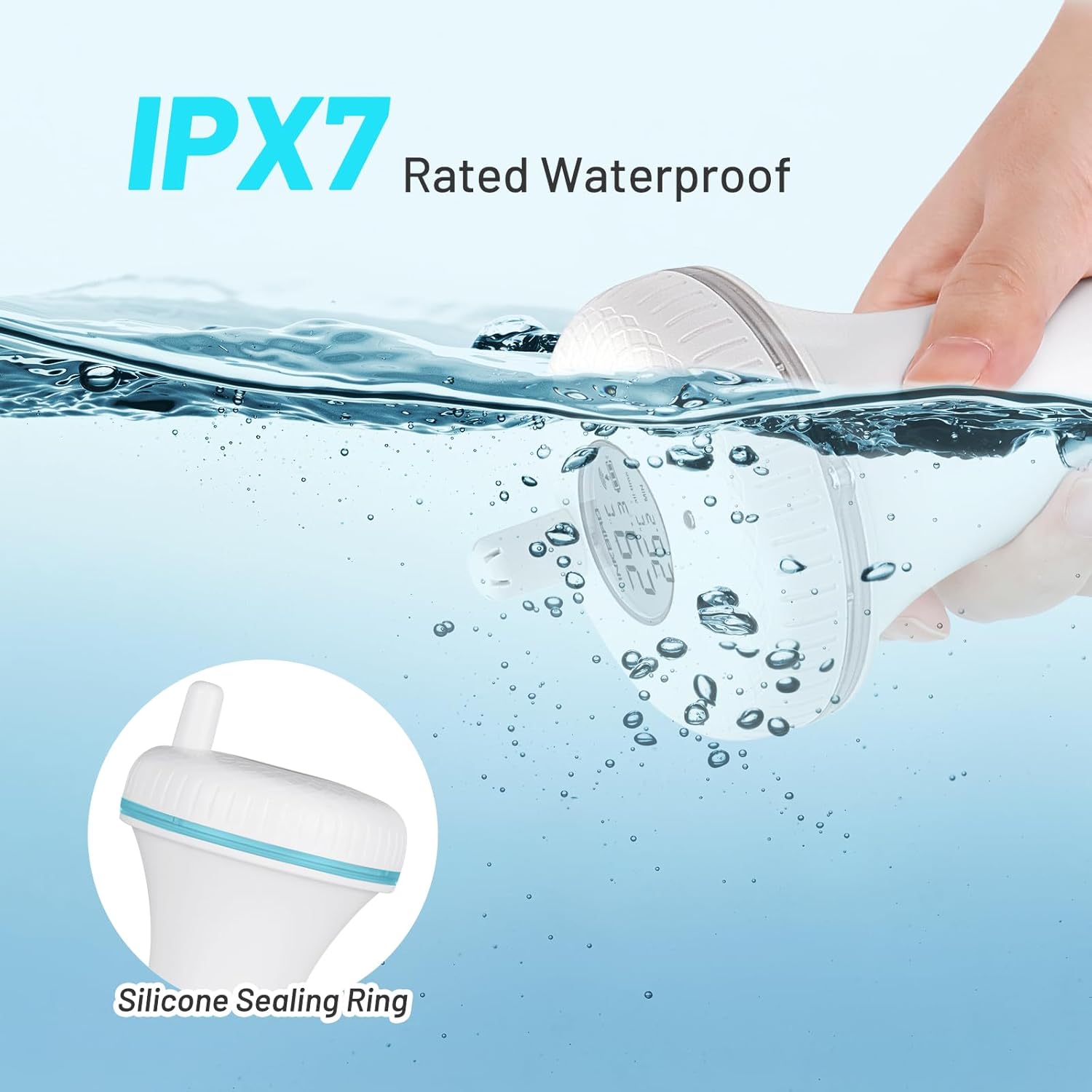 Detalle de Inkbird Wireless Floating Pool Thermometer IBS-P01R — Temperature Monitoring for Pools, Spas and More