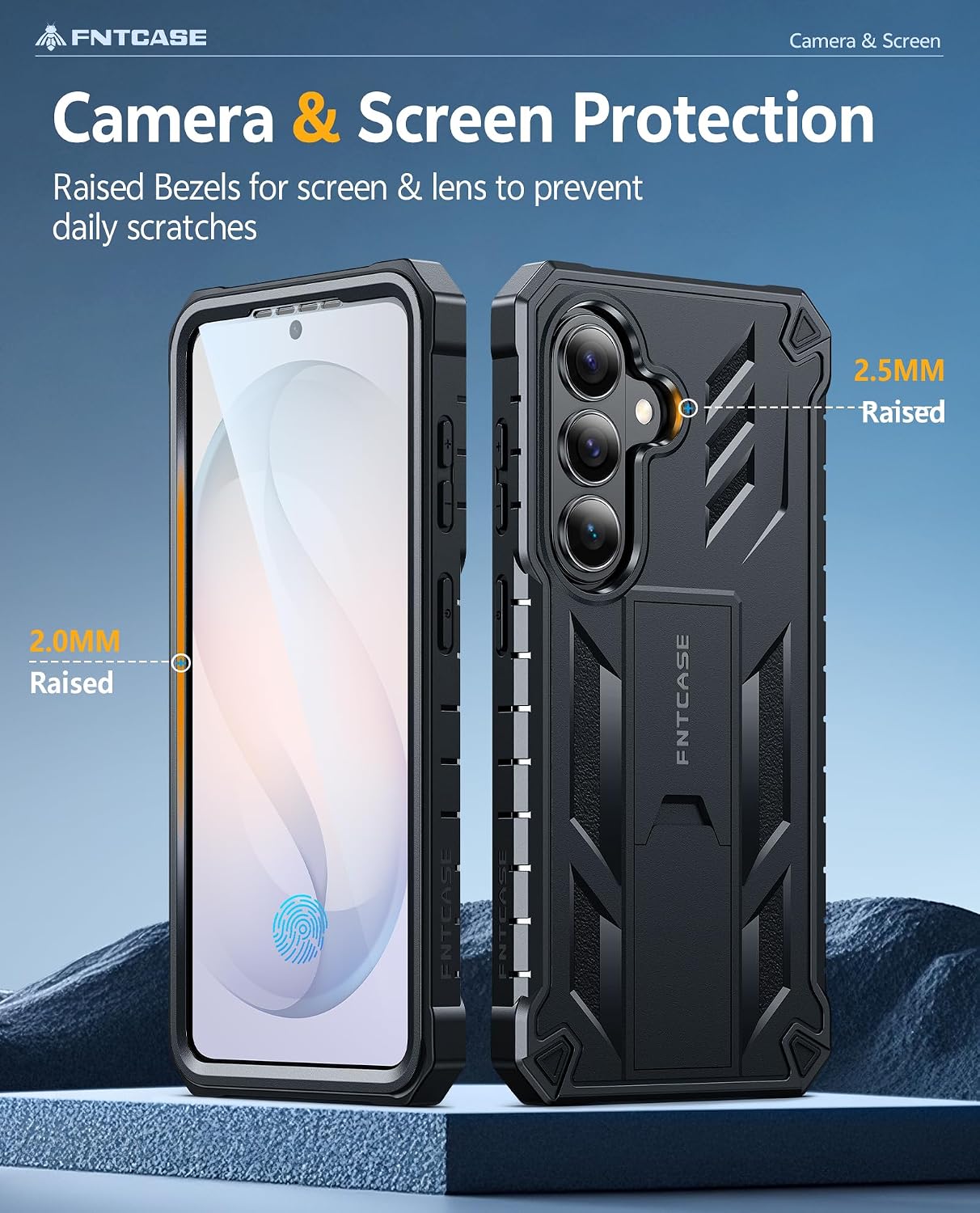 Thumbnail 6 de FNTCASE for Samsung Galaxy S26 Case with Built-in Screen Protector, Dual Front Frames, and Military-Grade Protection