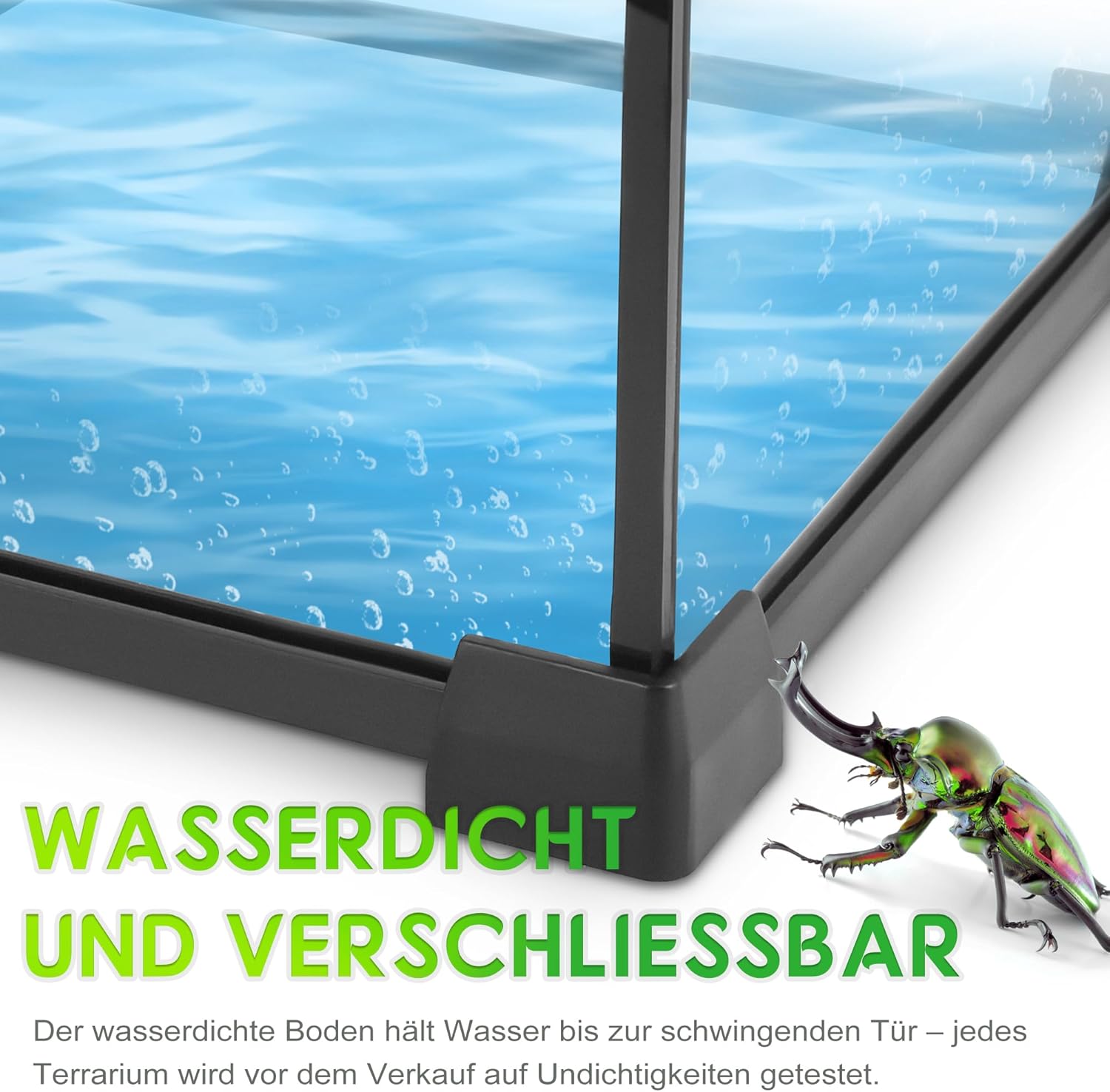 Thumbnail 3 de NEPTONION 32 Gallonen Glasterrarium 🐢