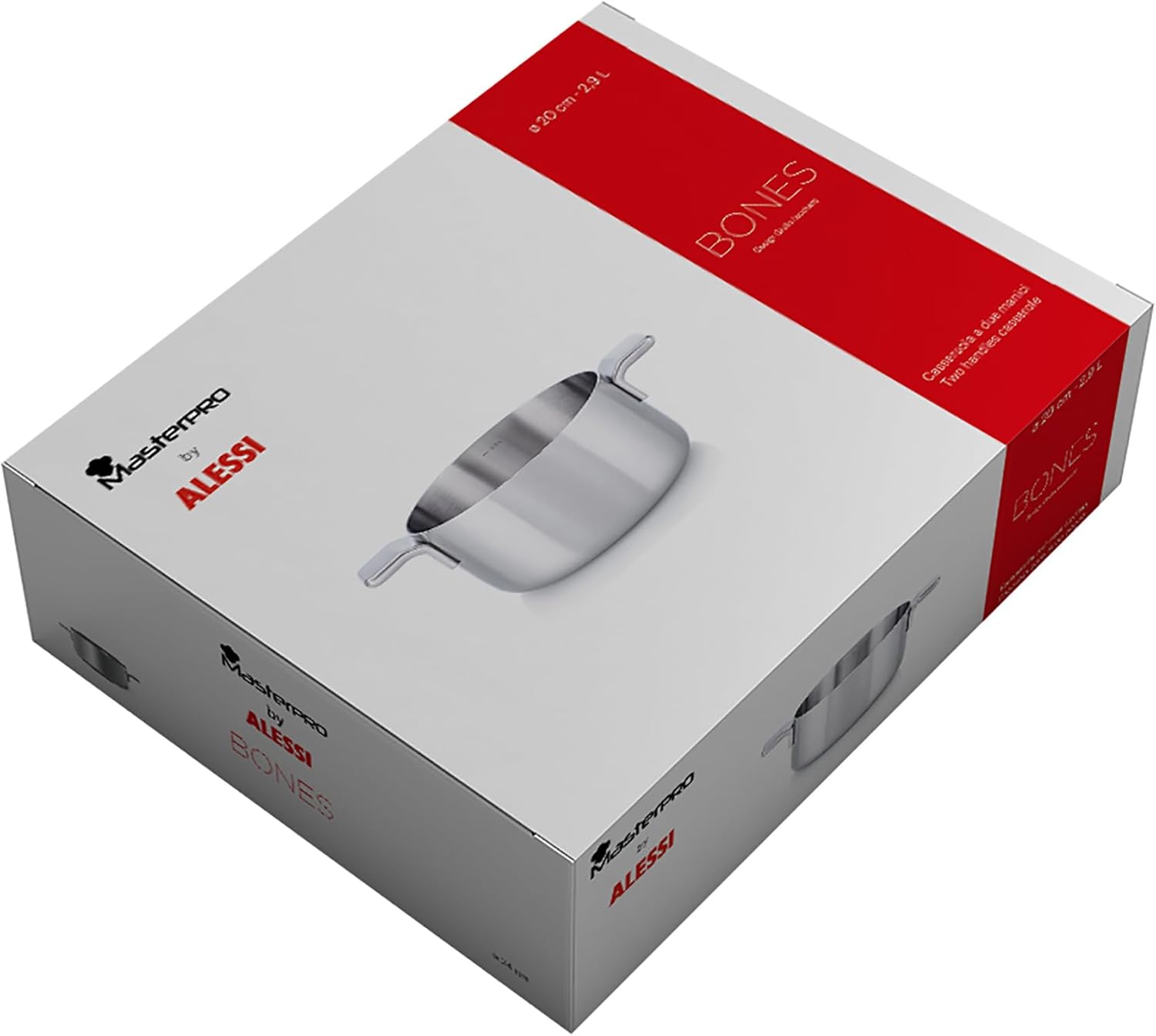 Thumbnail 4 de MasterPRO Alessi Bones - Cacerola de Acero Inoxidable 🍳