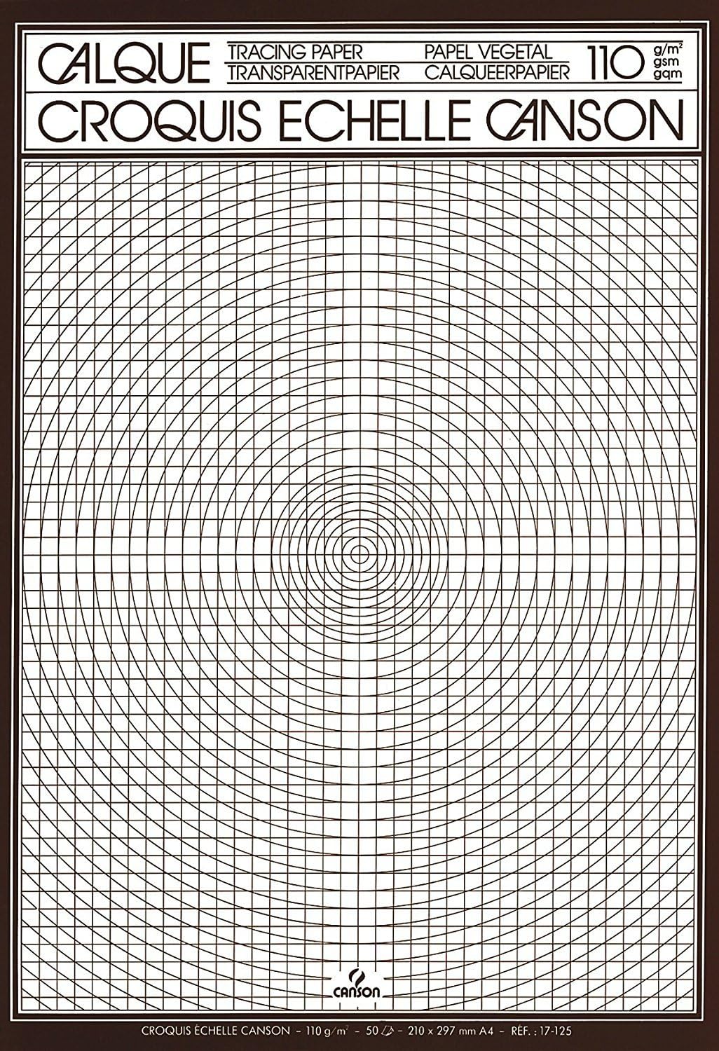 Detalle 2 de Canson Calque Blocco da 50 Fogli – Carta lucido per schizzi A4 21 x 29,7 cm (90–95 g/m²)