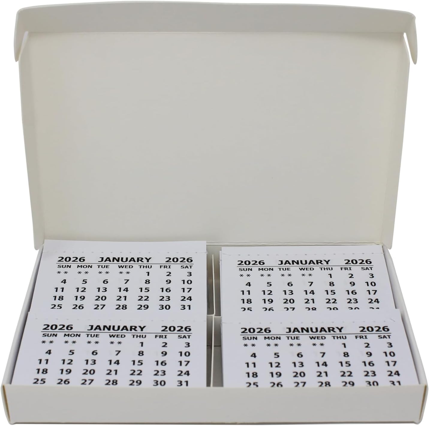 Detalle de Bright Ideas 2026 Pack of 50 Calendar Tabs Inserts for School Crafts