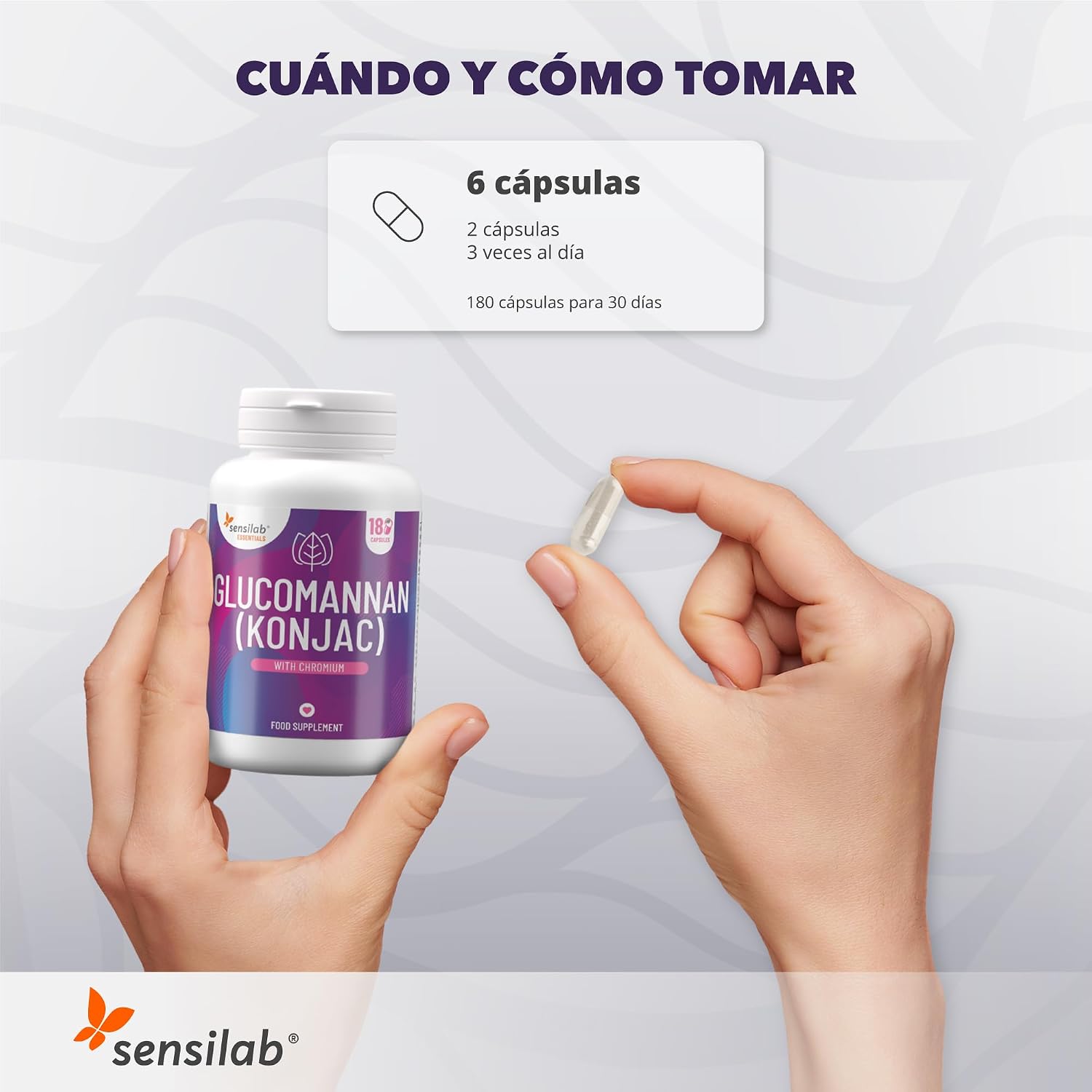 Thumbnail 3 de Sensilab Essentials Glucomanano 3000 mg 🌱 - Vegano y Puro