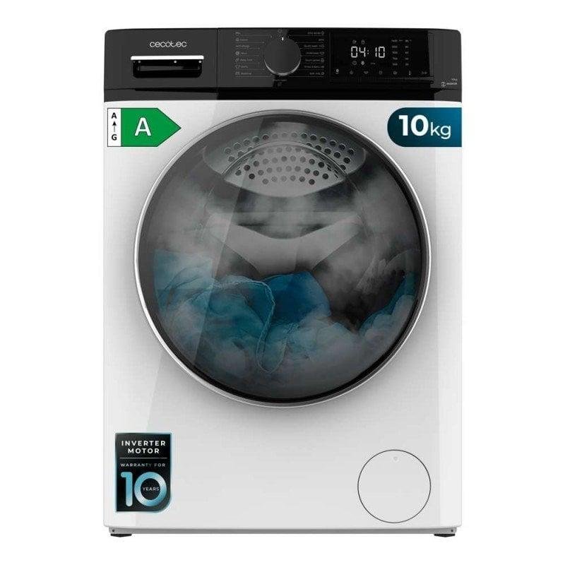 Detalle 2 de Lavadora Cecotec Bolero DressCode 10610 10 kg carga frontal 1.400 rpm Steam Max Inverter Plus