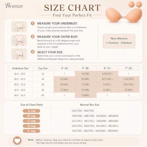Thumbnail 7 de Bvanzo Stick On Backless Strapless Push Up Bra (UK) – Invisible Silicone Adhesive Bra