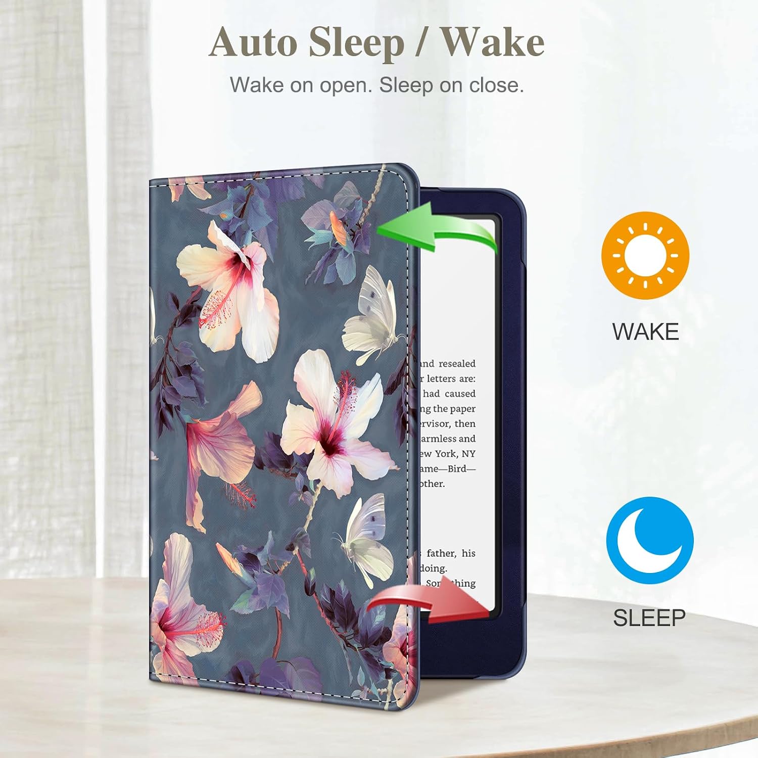 Detalle de FINTIE EKAZ087EU Kindle Case, Foldable Stand, Hand Strap and Card Slot