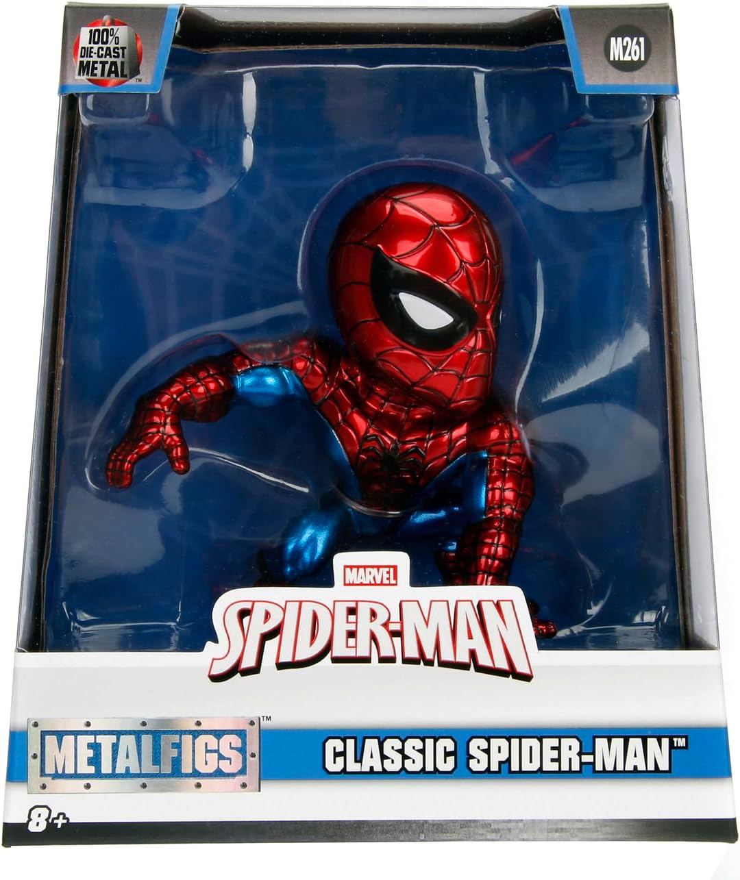 Thumbnail 6 de Jada Toys Marvel Classic Spider-Man Figur – Die-cast, 10 cm, Sammelfigur (253221005)