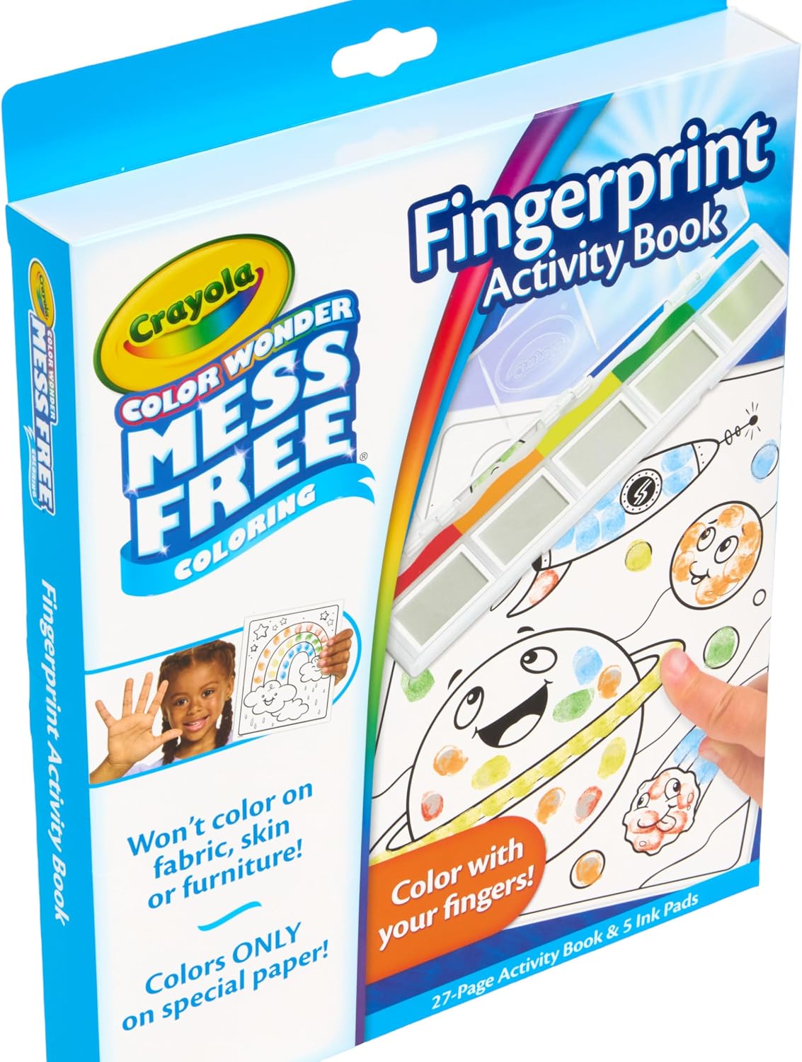 Detalle de Crayola Color Wonder Fingerprint Ink Set ✏