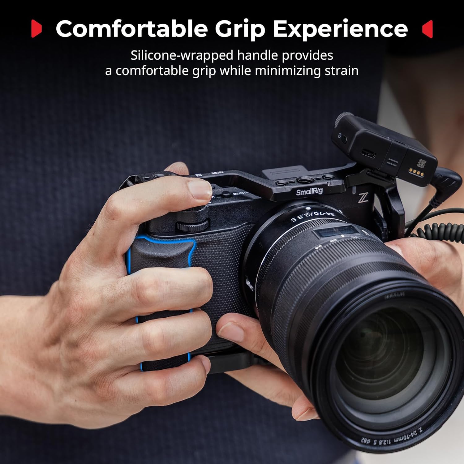Detalle 2 de SmallRig Gabbia per Nikon ZR con piastra Arca