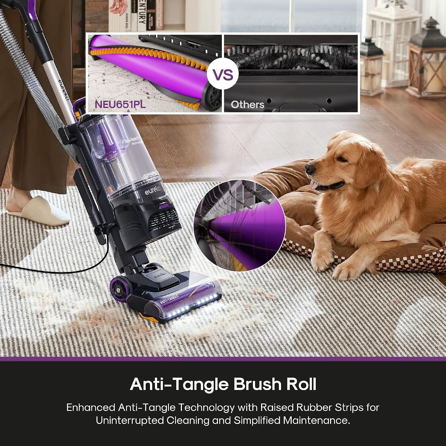 Thumbnail 4 de Eureka FlexReach Upright Vacuum with Large Dust Cup ⚙