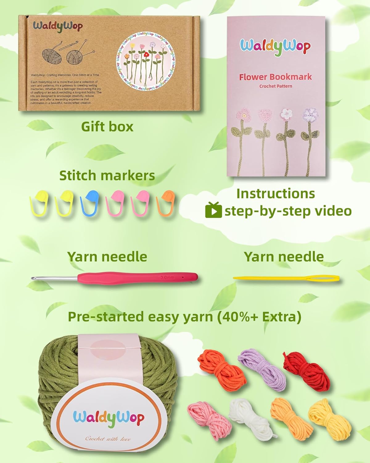 Thumbnail 1 de WaldyWop Crochet Kit 8-piece