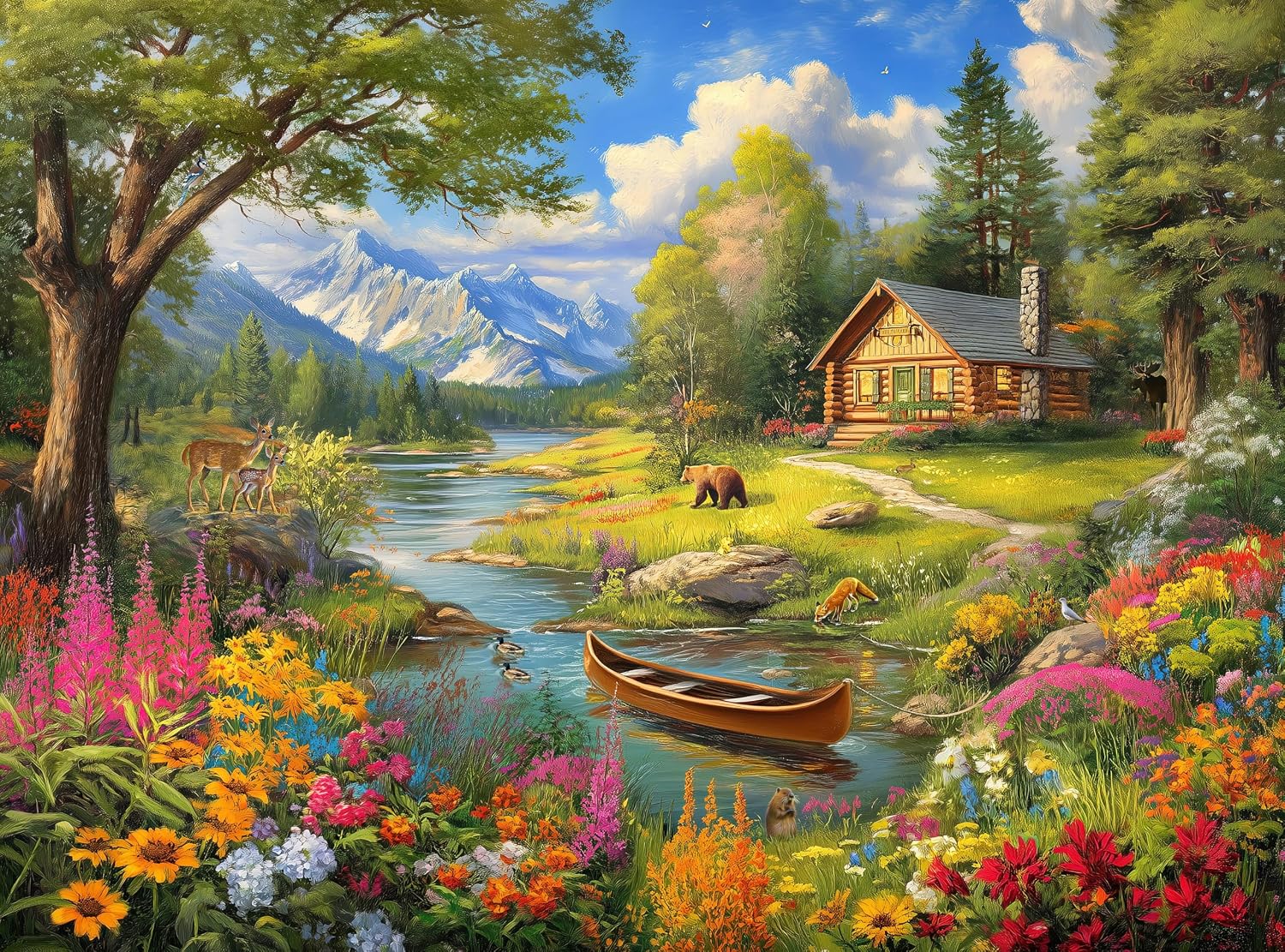 Detalle de 1000 Piece Jigsaw Puzzle 20x27 Inches