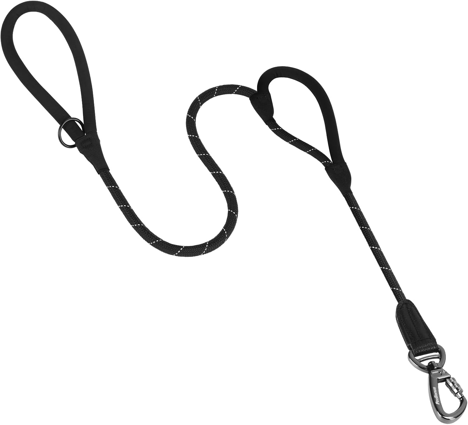 Thumbnail 6 de PetBonus Reflective Rope Dog Lead (1.8 m) with Lockable Hook & Padded Handles