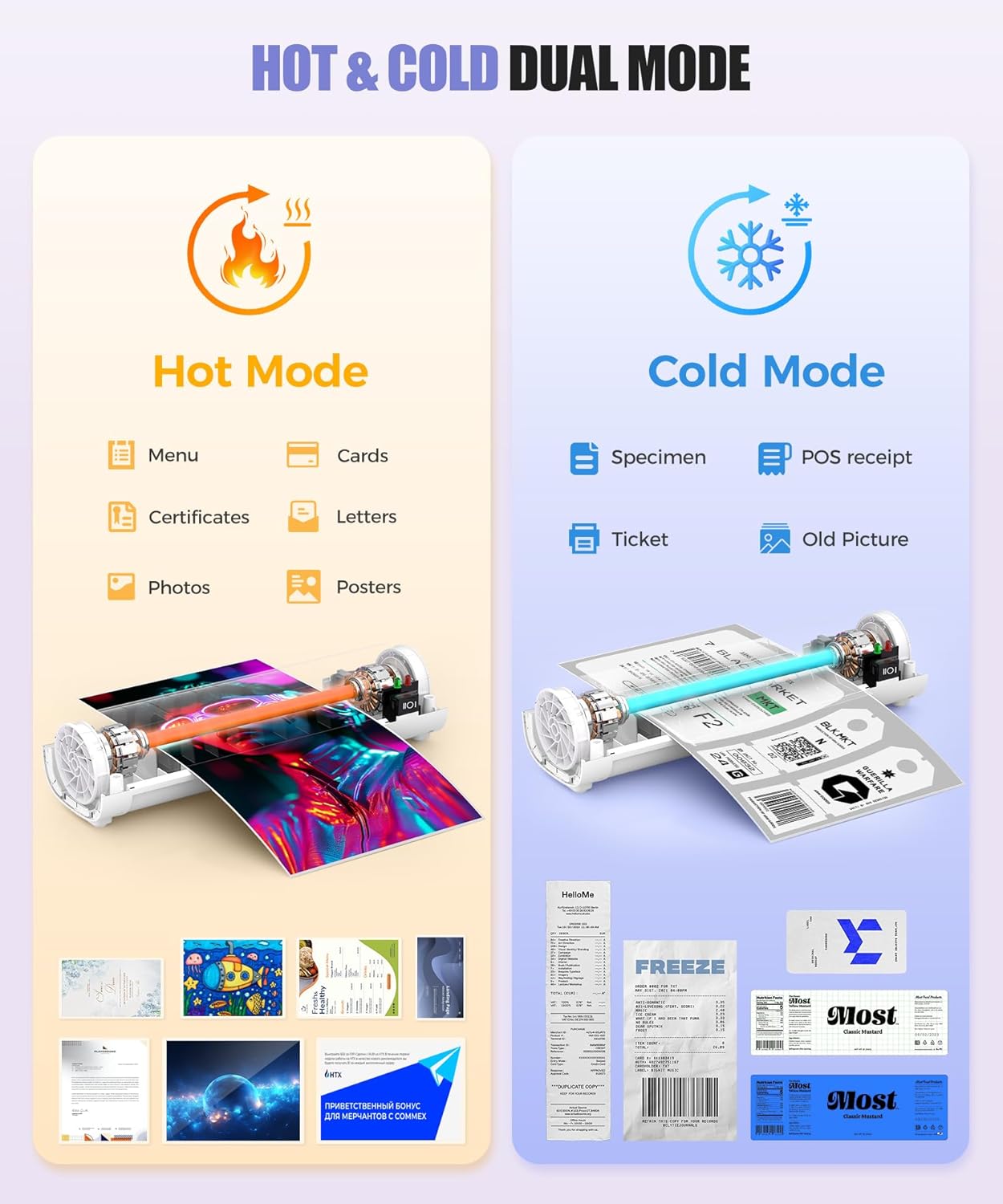 Thumbnail 3 de 9 Inch Portable Laminator with Anti-Jam Tech ⚙️