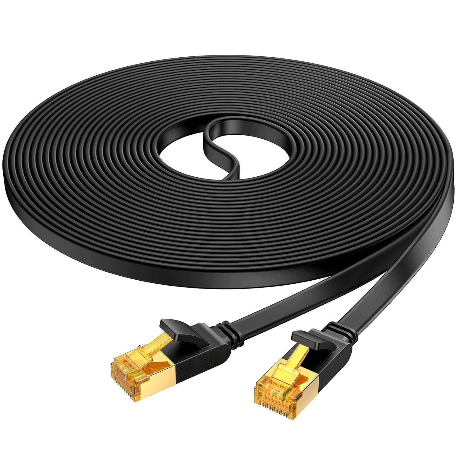 Thumbnail 2 de UGREEN Cat 7 Cavo Ethernet RJ45 10 Gbps – 20 m, piatto, schermato U/FTP