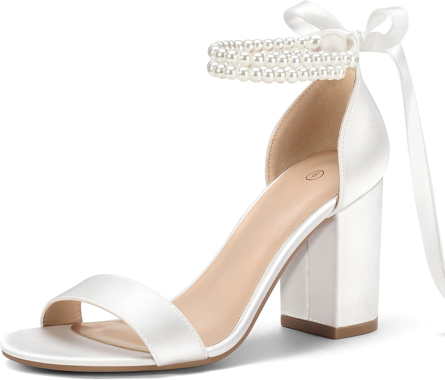 Detalle de COASIS Women's Block Heel Sandals, 3.5-Inch Heel, Open Toe and Ankle Strap