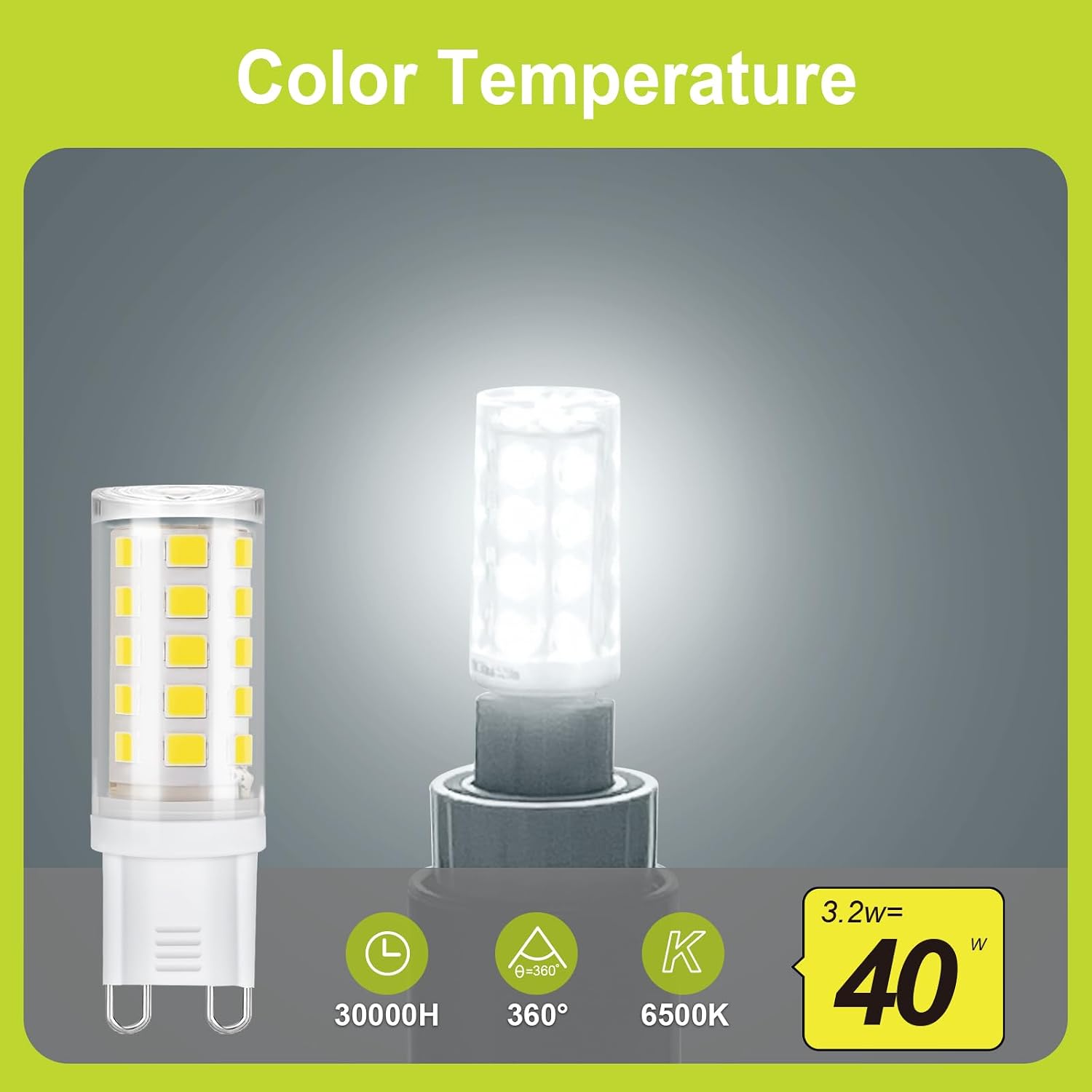Thumbnail 5 de GY G9 LED Bulbs 3.2W 10 Pack