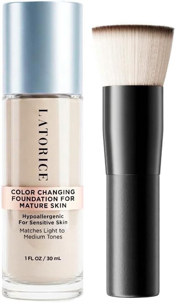 Detalle de Latorice Colour-Changing Foundation for Mature Skin, Light-to-Medium Tones, Brush