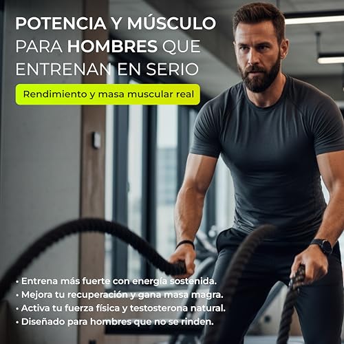 Thumbnail 3 de BioEnergyzed Testosterona Hombre con Maca Negra 10:1 2300 mg — Energía, Rendimiento y Fuerza natural (60 cápsulas)