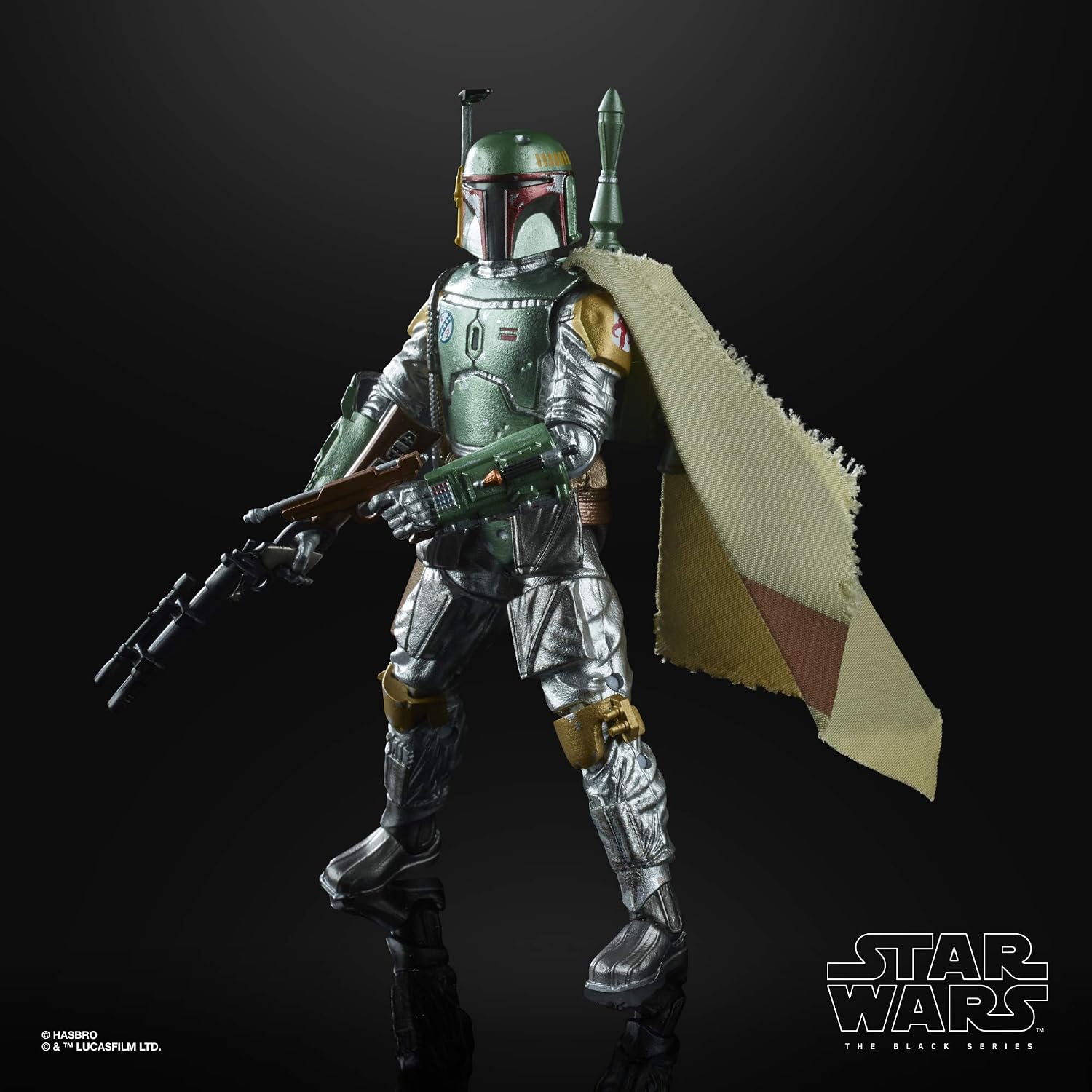 Detalle 2 de ハズブロ スター・ウォーズ ブラックシリーズ ボバ・フェット 40周年記念フィギュア CARBONIZED METALLIC仕上げ