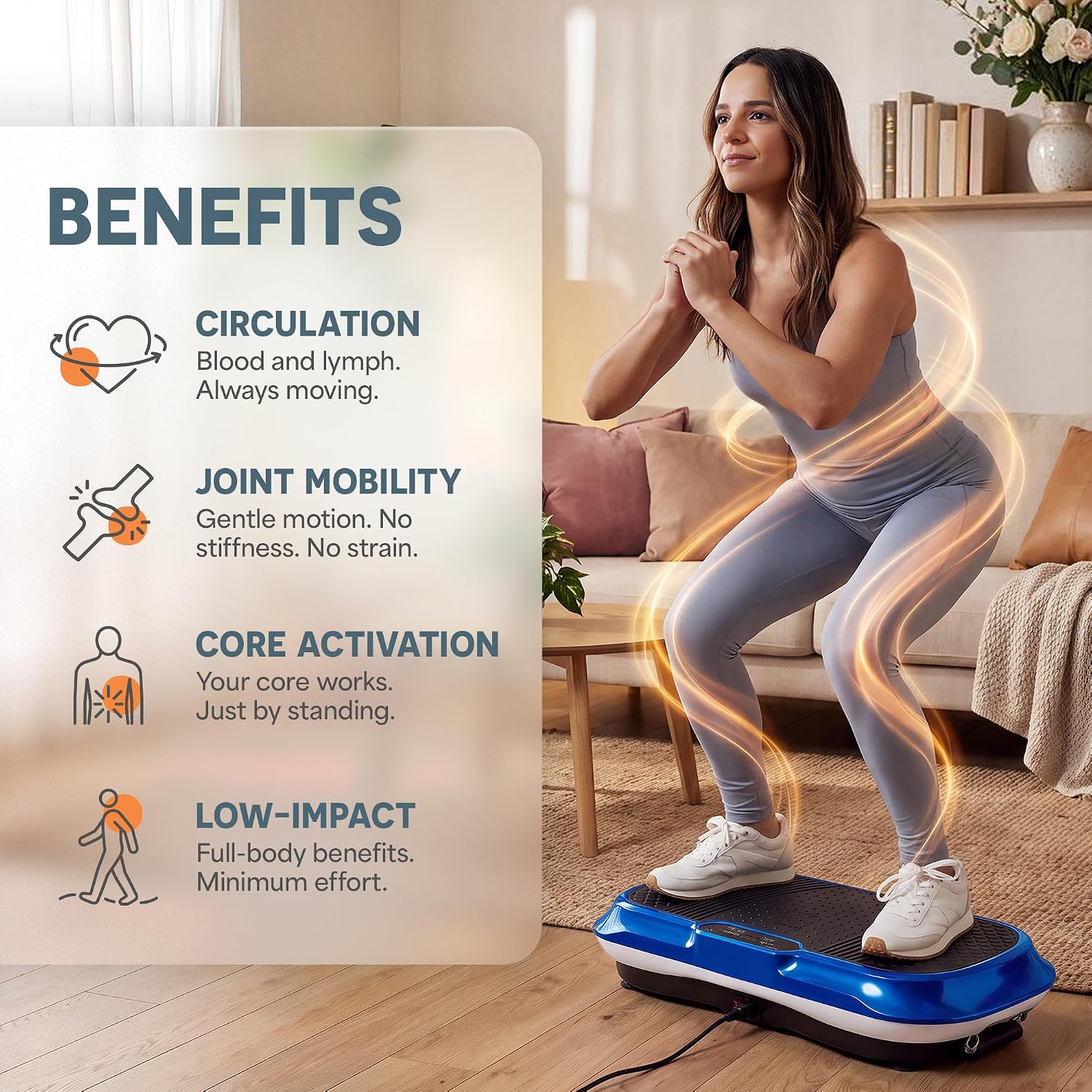 Detalle de Lifepro vibration plate 10 modes