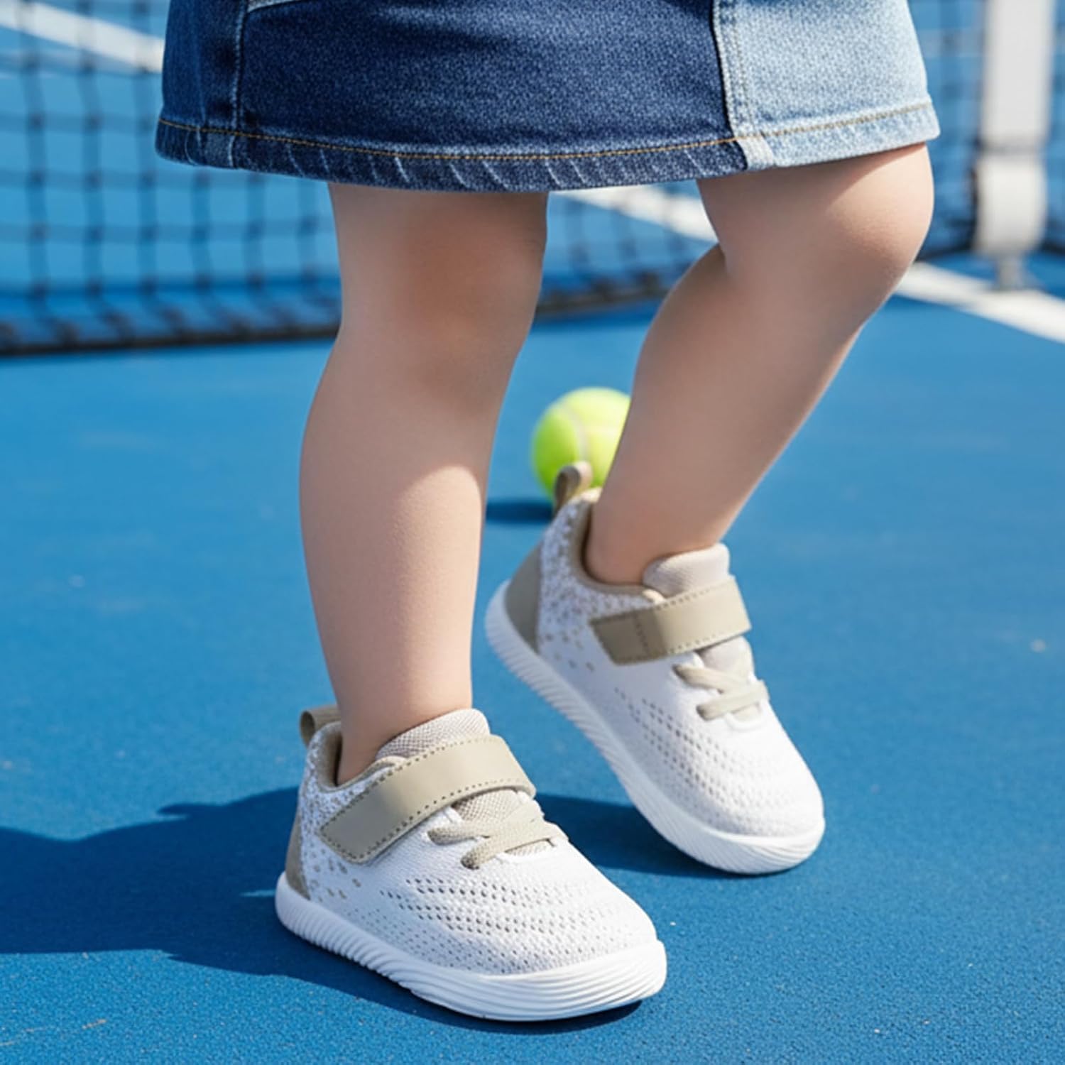 Detalle de MORENDL Toddler Barefoot Sneakers for Baby Boys & Girls (Breathable, Non-Slip, Machine Washable)