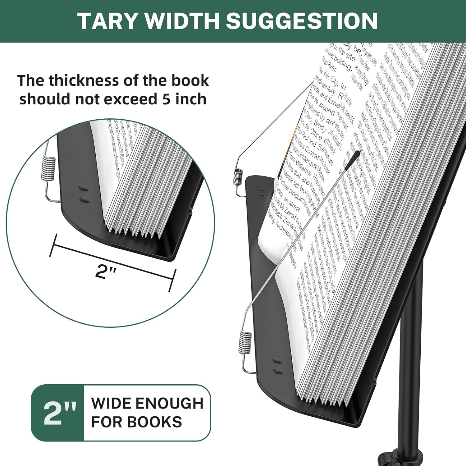 Detalle 2 de GLEAM Sheet Music Stand - Full Metal 5-in-1 Desktop Kit with Carrying Bag