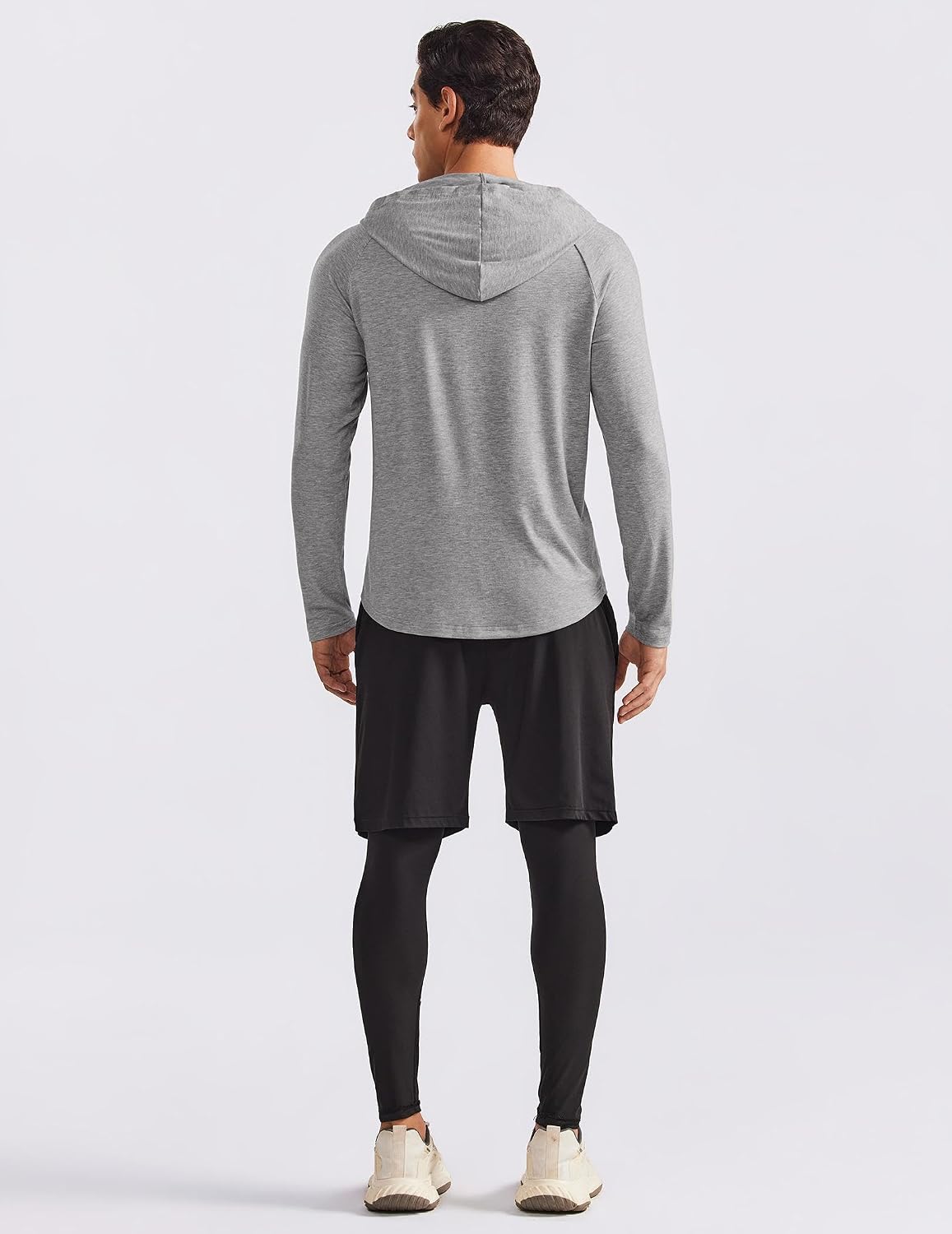 Detalle de PINSPARK Men's Workout Hoodie Polyester Blend