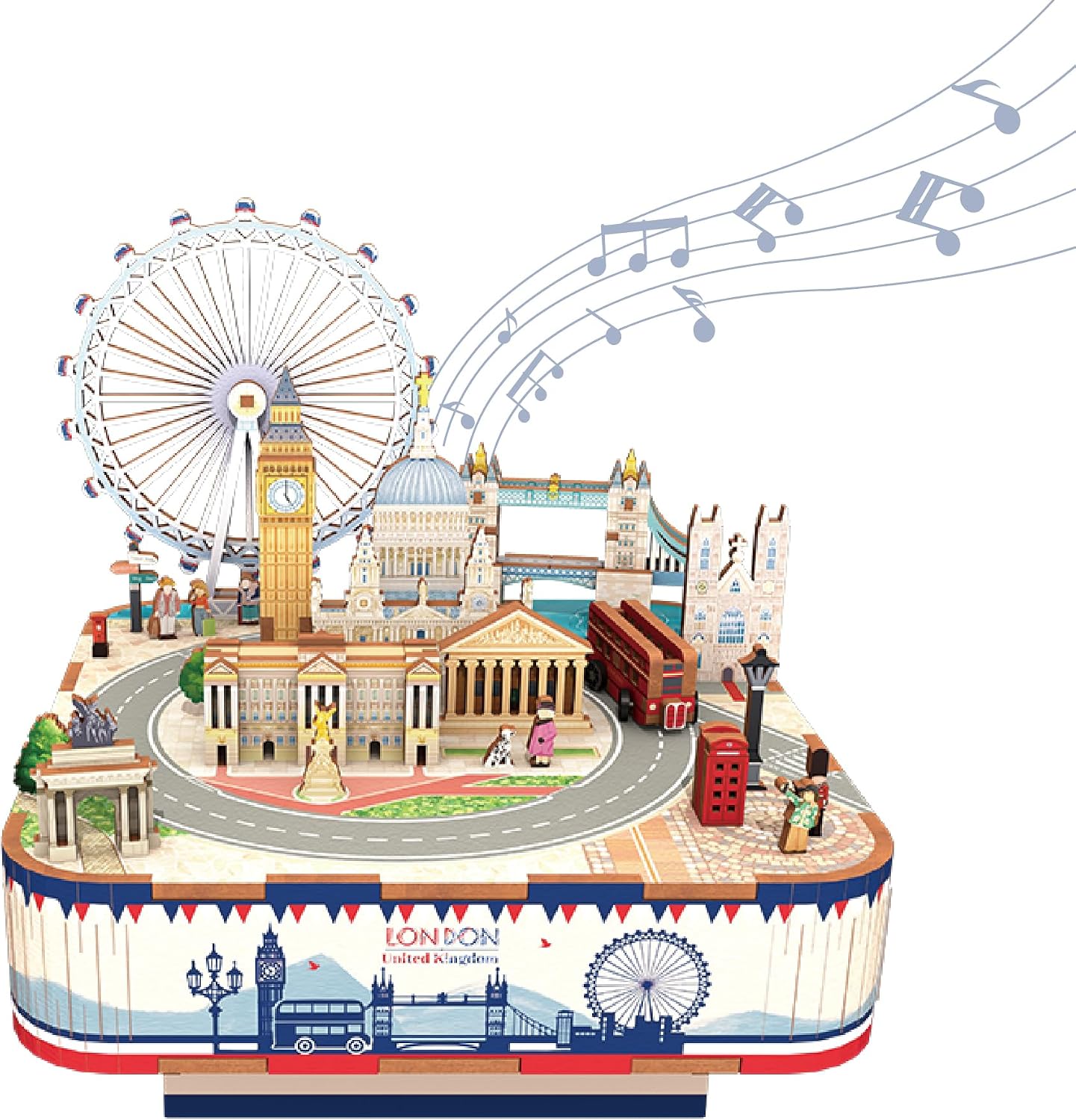 Detalle de Tonecheer London Music Box 111-piece Puzzle