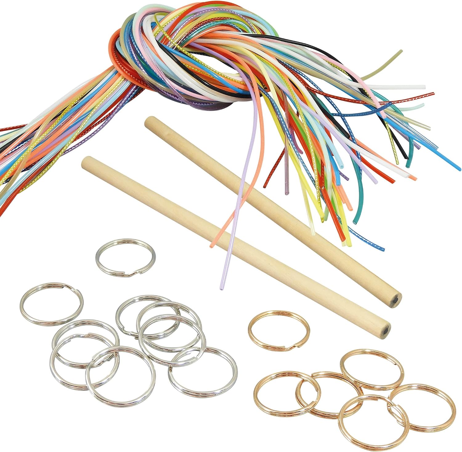 Detalle de Buki Scoubidou FK002: Set completo per imparare a tessere scoubidous