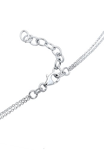 Thumbnail 4 de Elli Collier Femme Foulard L'Infini en Argent Sterling (925/1000) - Maille ras du cou ajustable