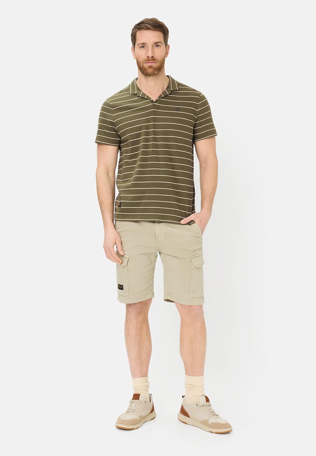 Detalle de Camel Active Polo Homme 409920-7P61 : polo homme sobre et polyvalent