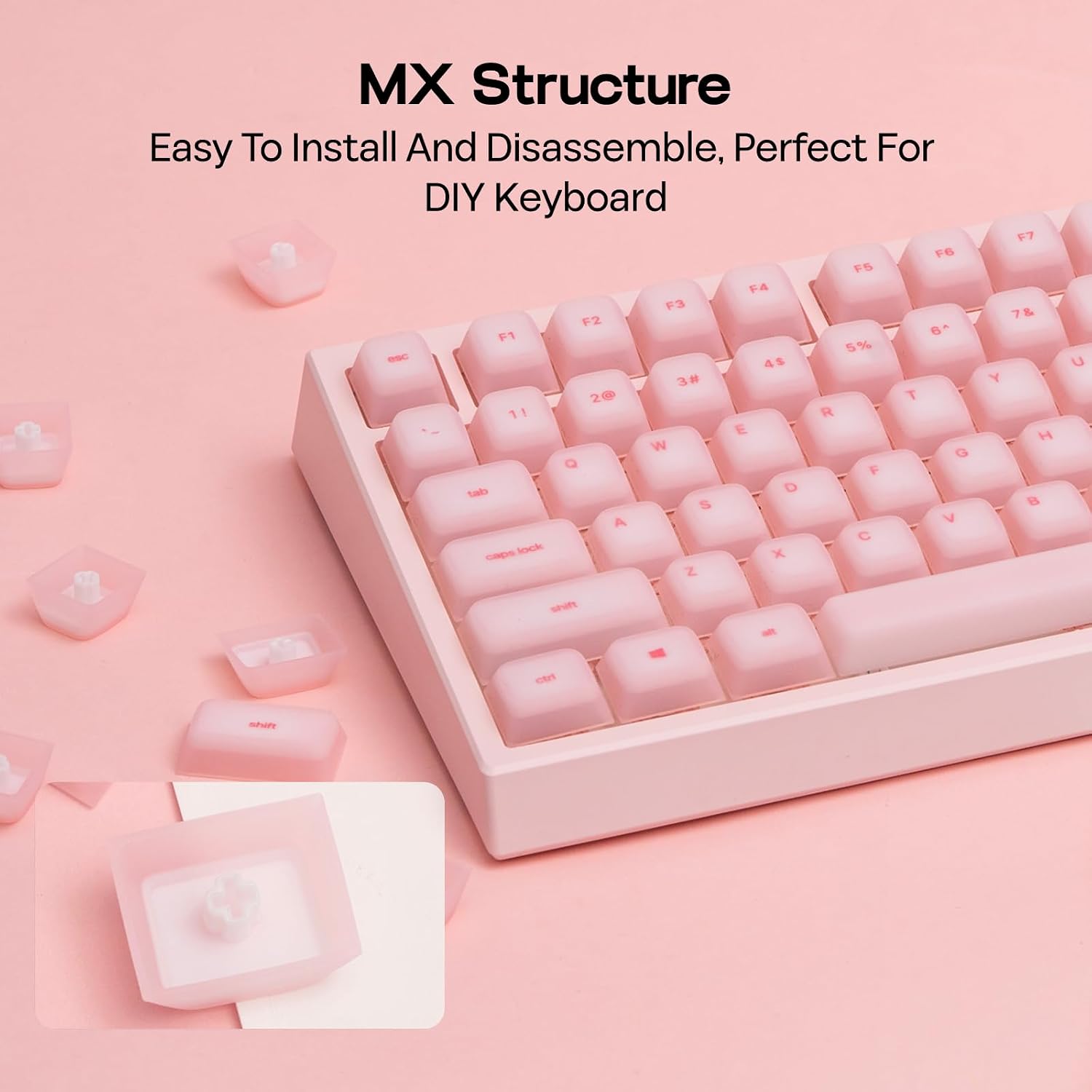 Thumbnail 6 de EPOMAKER AegisSil 113-Key Silicone Cherry Profile keycaps ⌨