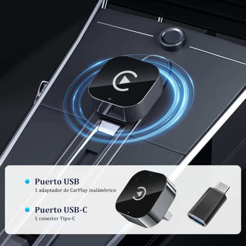 Thumbnail 4 de BSTOEM Adaptador inalámbrico 2 en 1 para CarPlay/Android Auto (Tipo-C/USB-A)