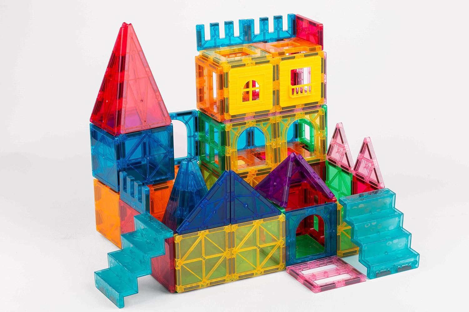 Thumbnail 4 de BYTANA Jeu de Construction Magnétique 68 Pièces – Blocs Aimantés 3D pour enfants à partir de 3 ans