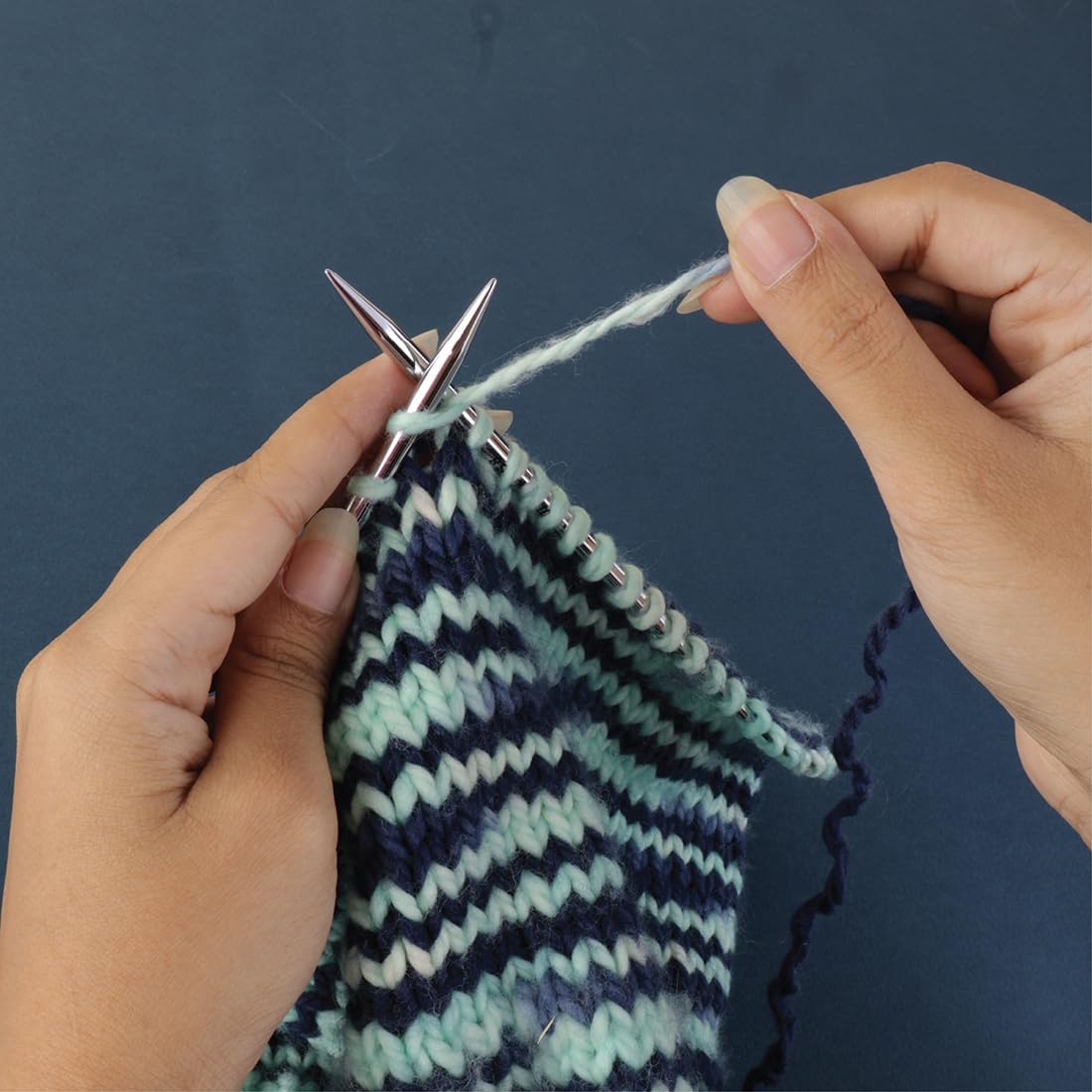 Thumbnail 4 de KnitPro Nova Metal – druty na żyłce 3,00 mm, 25 cm, mosiężne