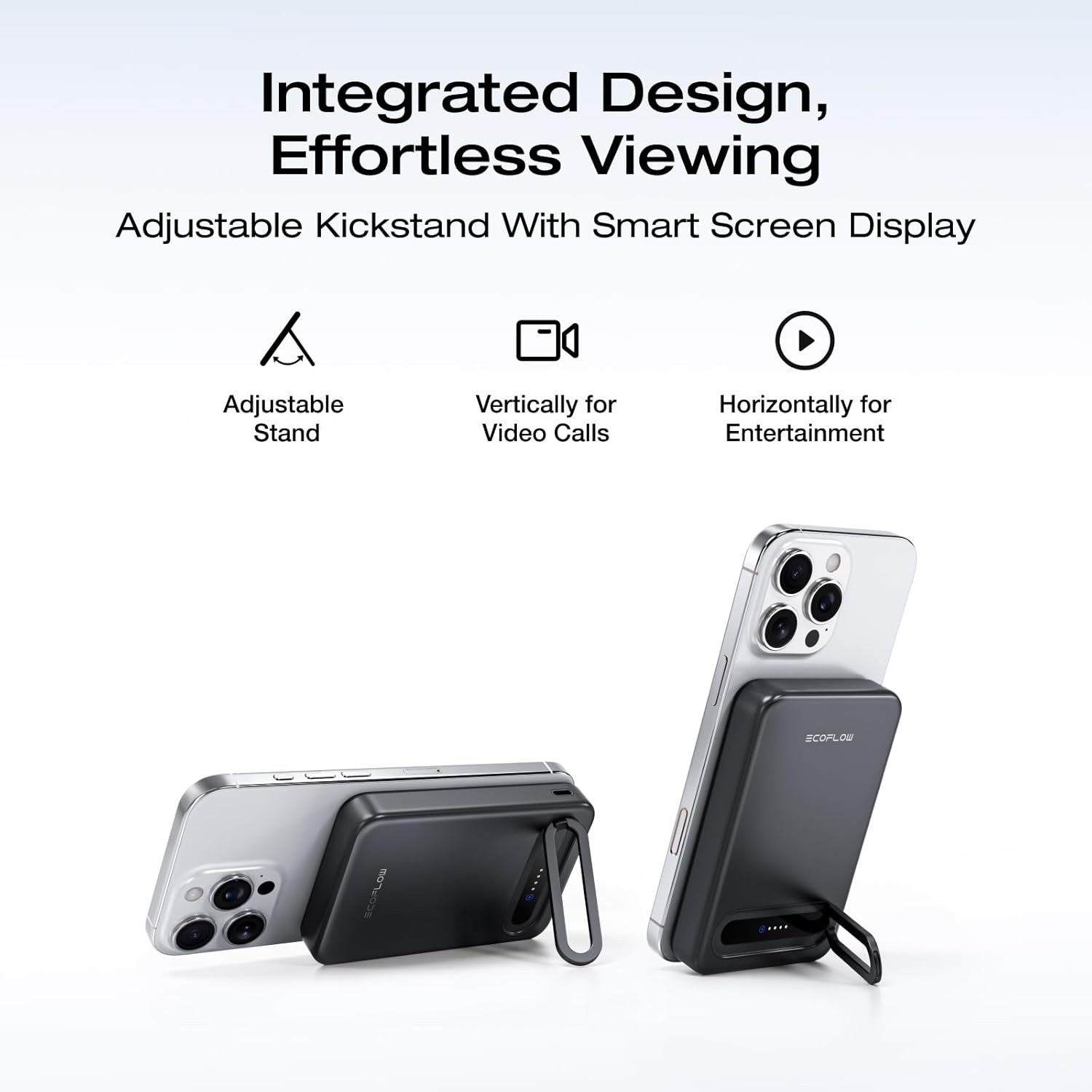Detalle de Ecoflow Rapid Mag Power Bank 10,000mAh with Qi2 15W Wireless Charging and MagSafe