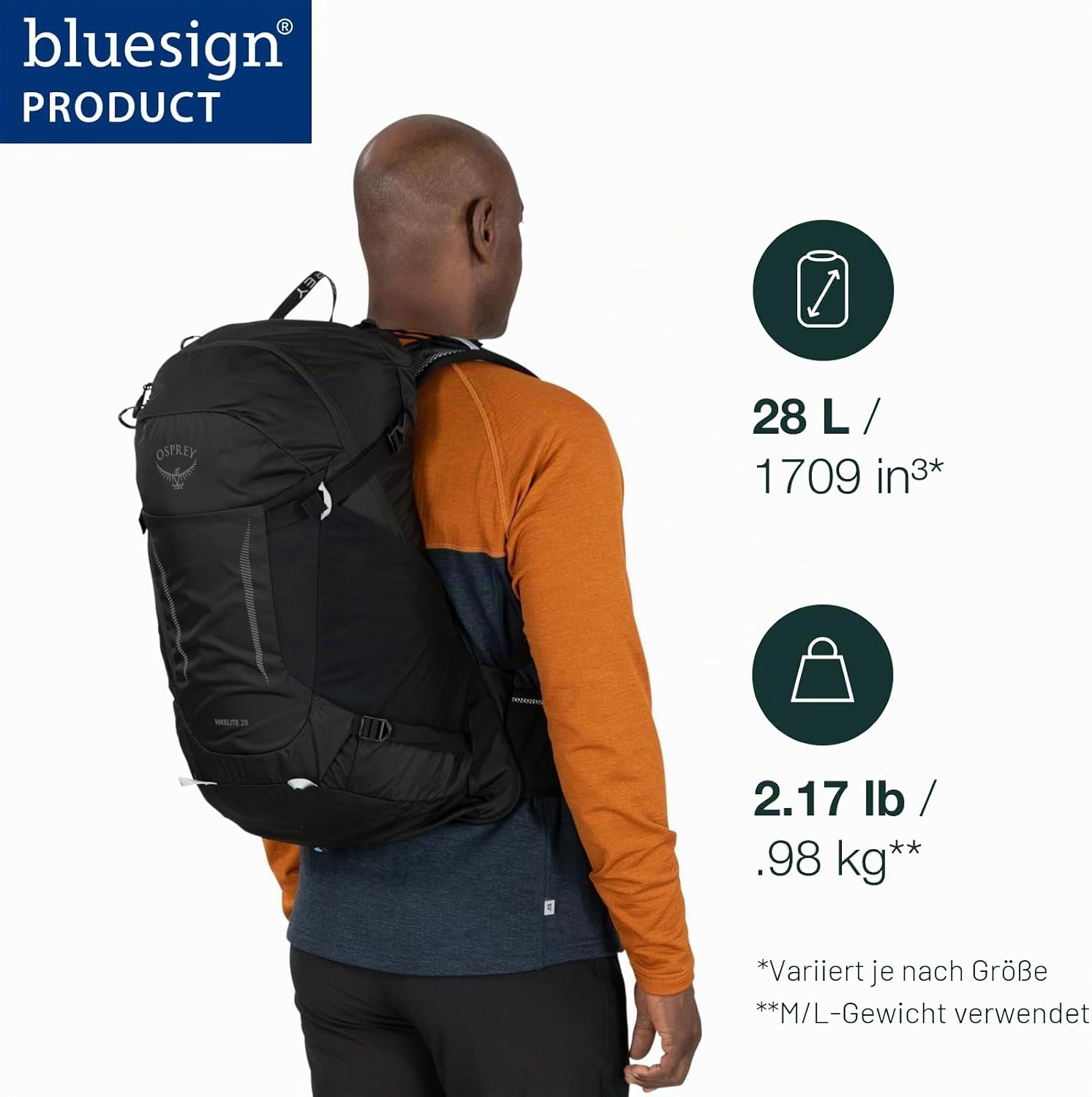 Detalle 2 de Osprey Hikelite Unisex Rucksack 20 L