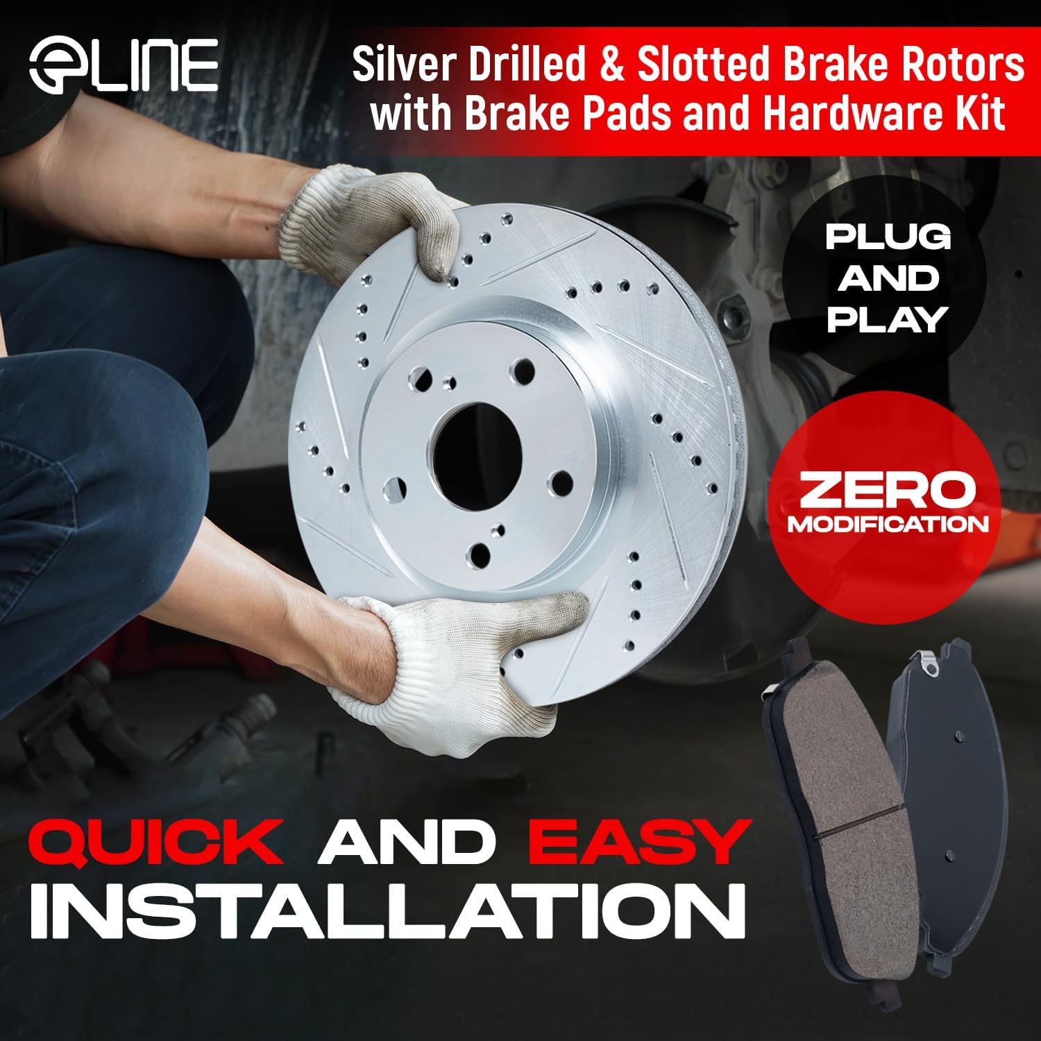 Thumbnail 3 de R1 Concepts Brake Kit for Prius CT200h