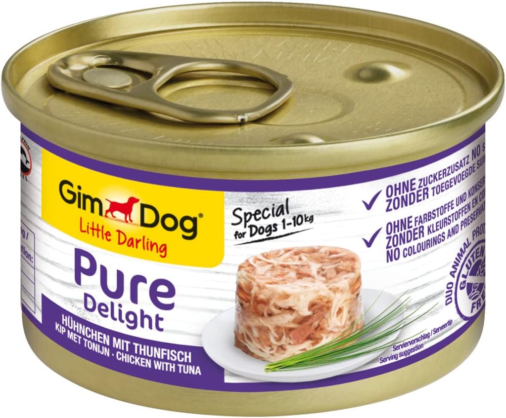 Thumbnail 4 de GimDog Pure Delight Thunfisch – proteinreicher Hundesnack im Gelee, 12 x 85 g