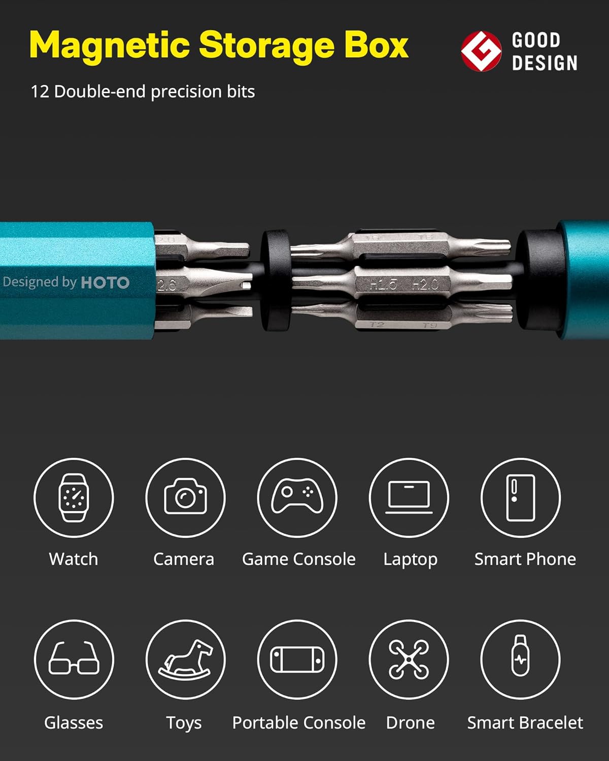 Thumbnail 4 de HOTO Precision Screwdriver Set 24-in-1