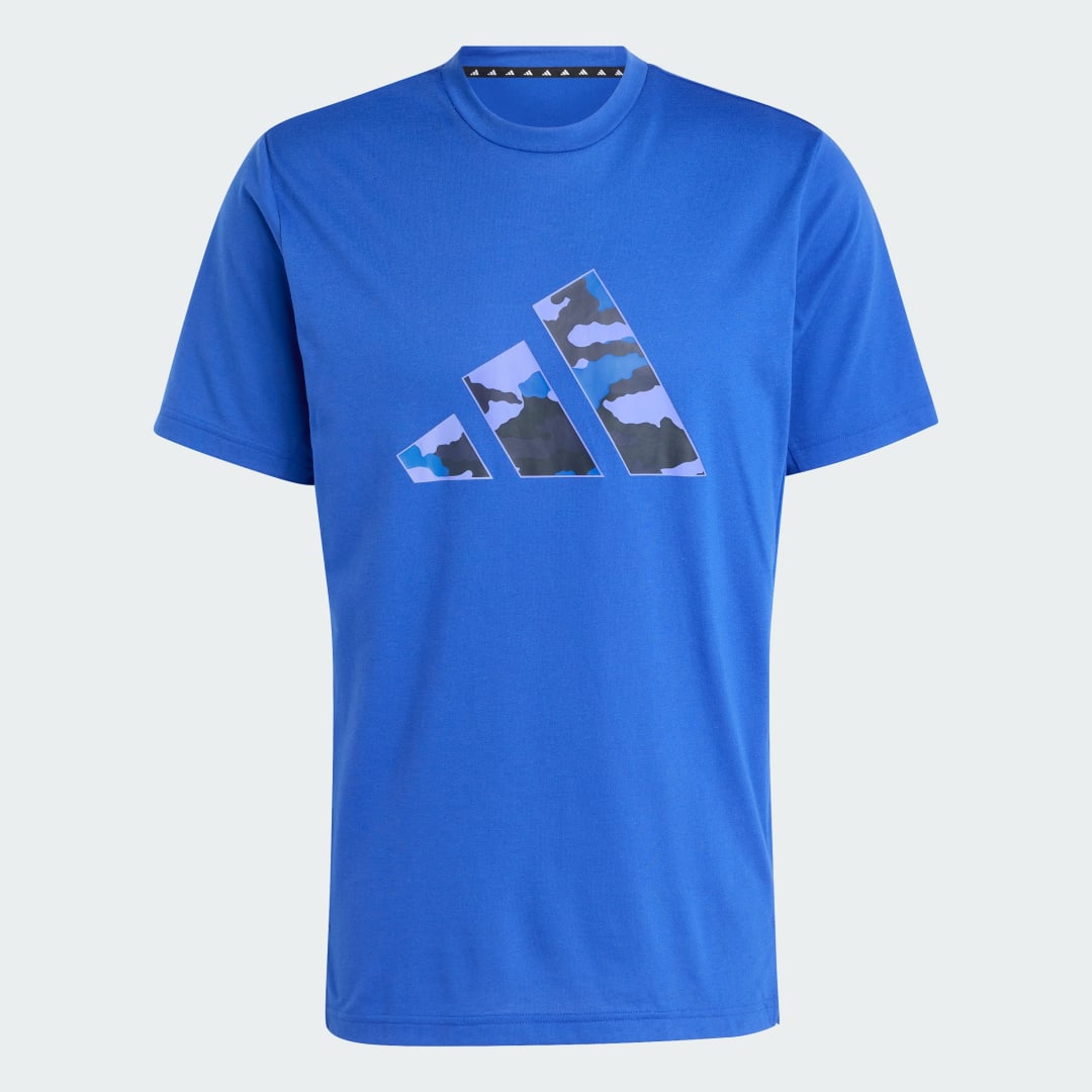 Thumbnail 3 de Camiseta Train Essentials Camo Graphic Logo de Adidas (Azul) – guía de compra