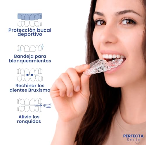 Detalle 2 de Perfecta Smile 10 Férulas de Descarga Bruxismo de Boston Tech
