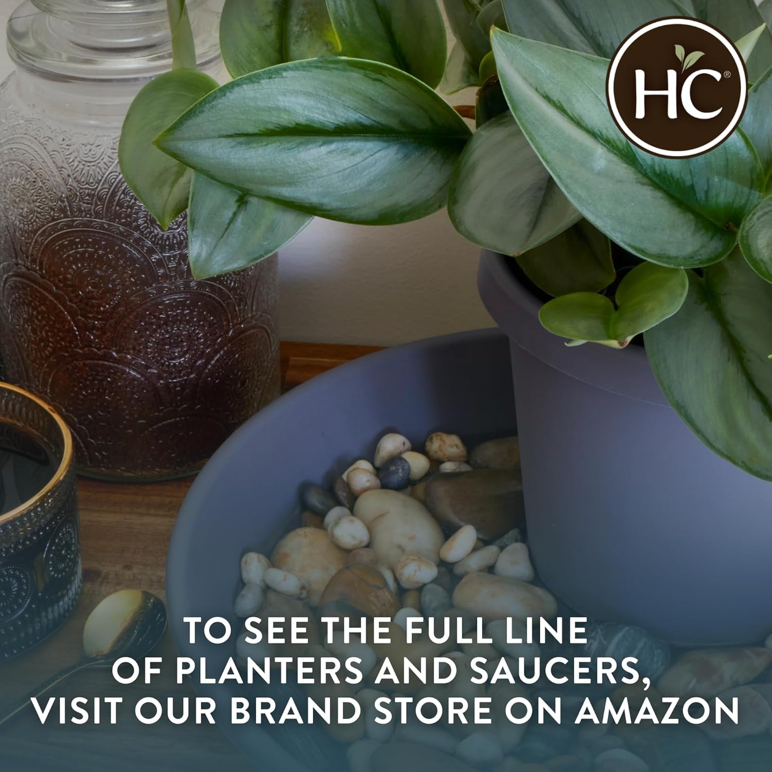 Thumbnail 6 de The HC Companies Flower Pot Saucers: 16-inch Black Plastic Plant Drip Tray for Indoor/Outdoor Use
