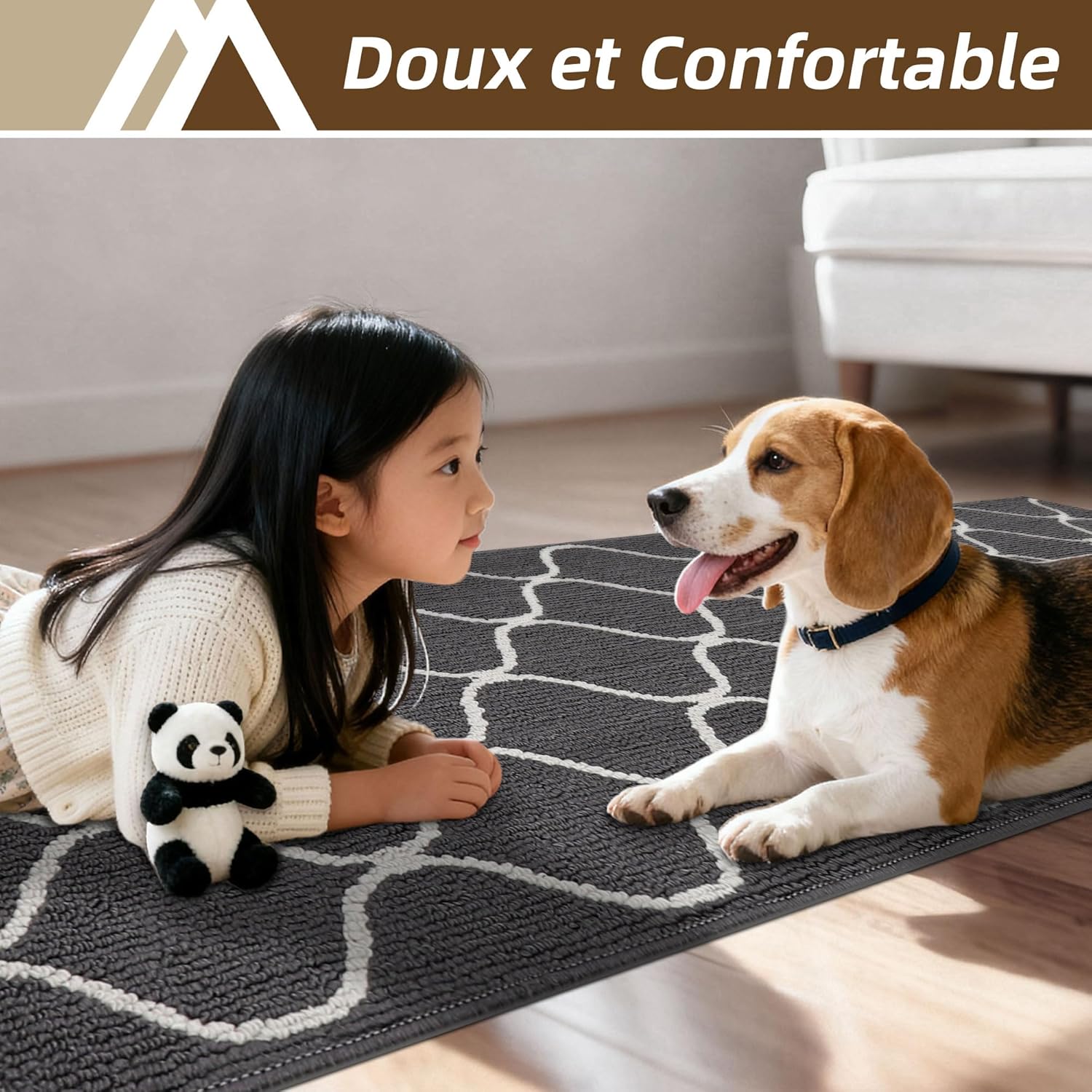 Thumbnail 4 de COSY HOMEER Tapis de Cuisine Antidérapant 50 x 80 cm – Gris